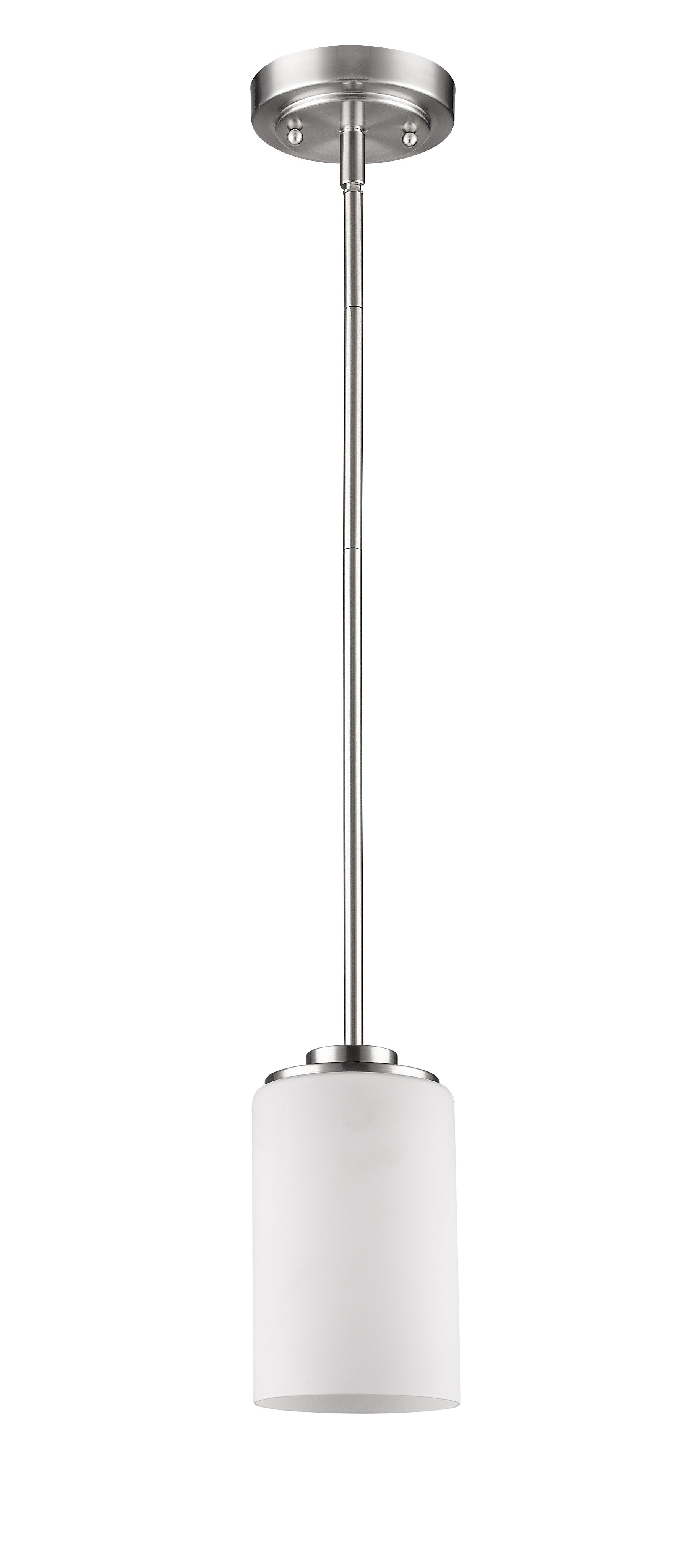 Silver Frosted Glass Hanging Light-Chandeliers-DECOROLALA