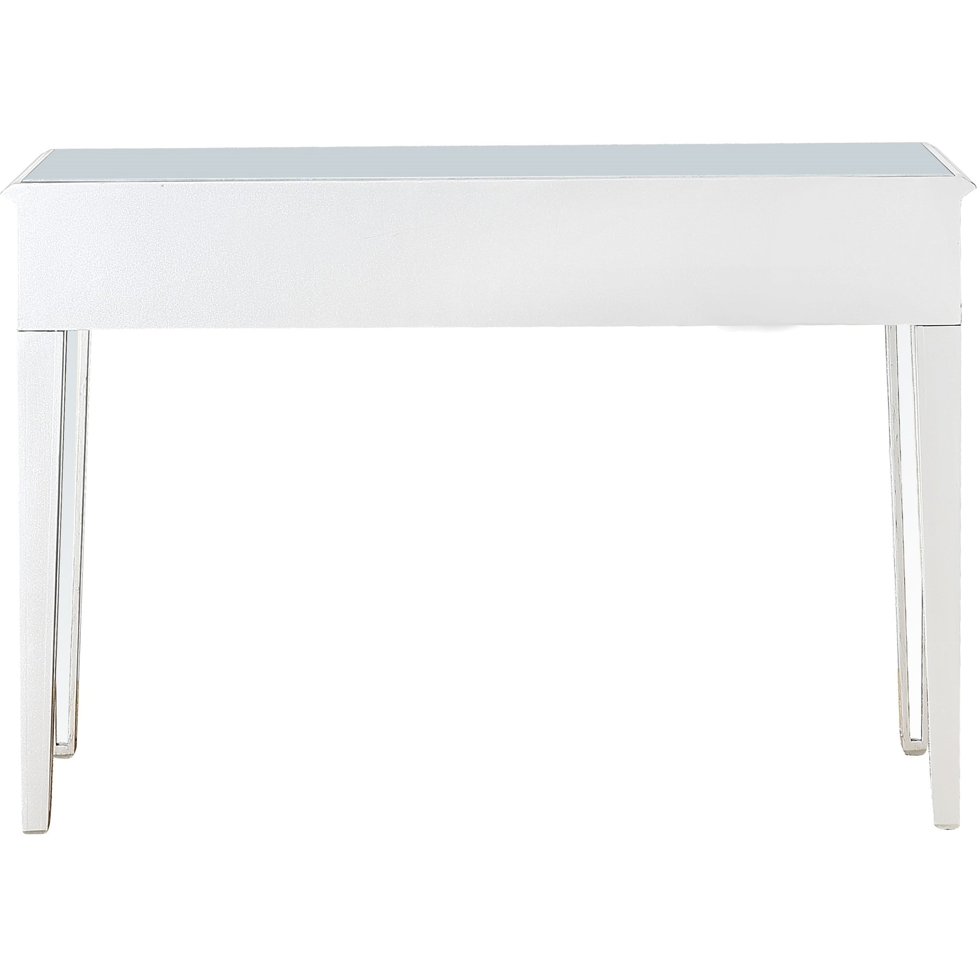 Silver Glass Mirror Console Table-Console Tables-DECOROLALA