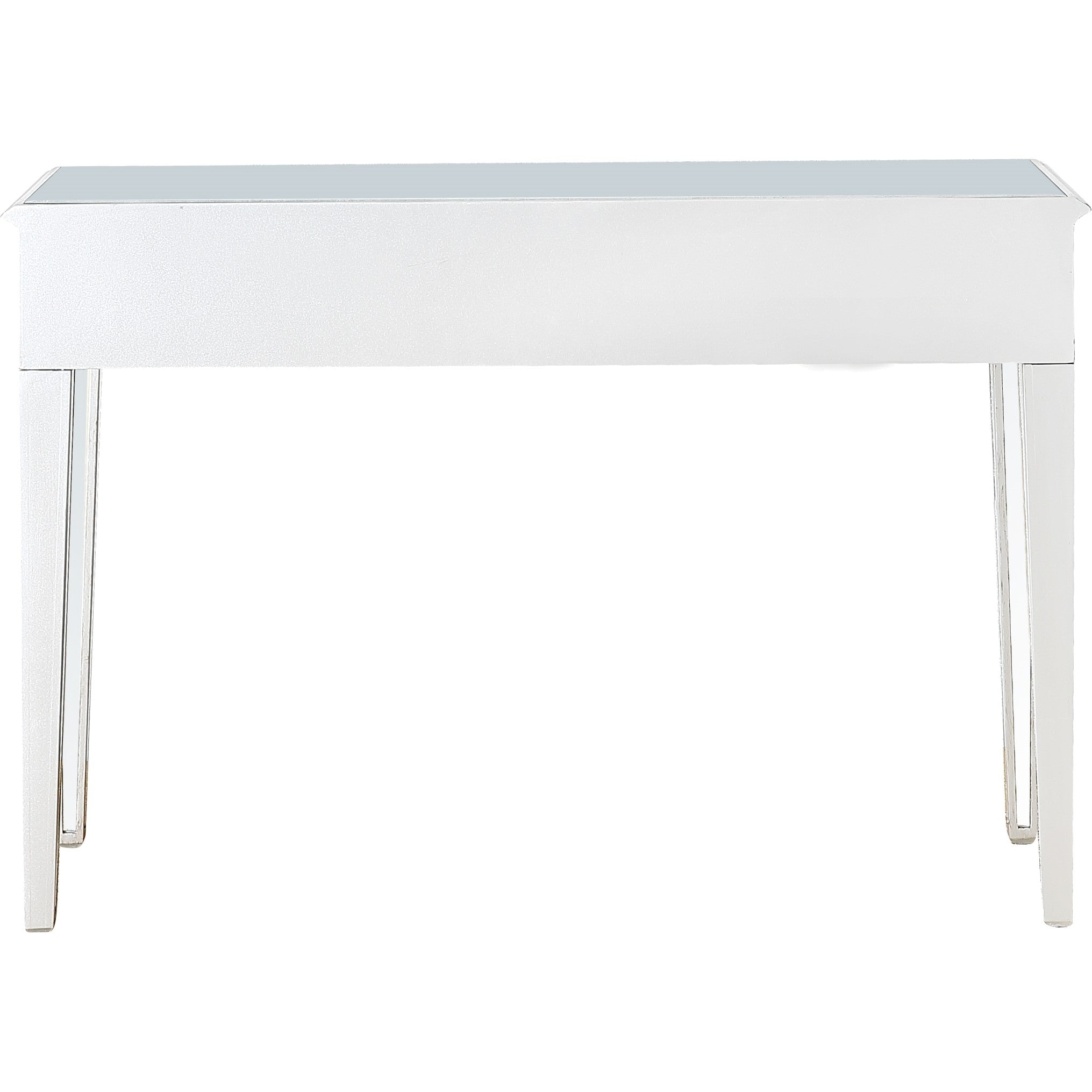 Silver Glass Mirror Console Table-Console Tables-DECOROLALA
