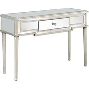 Silver Leaf Antiqued Console Table-Console Tables-DECOROLALA