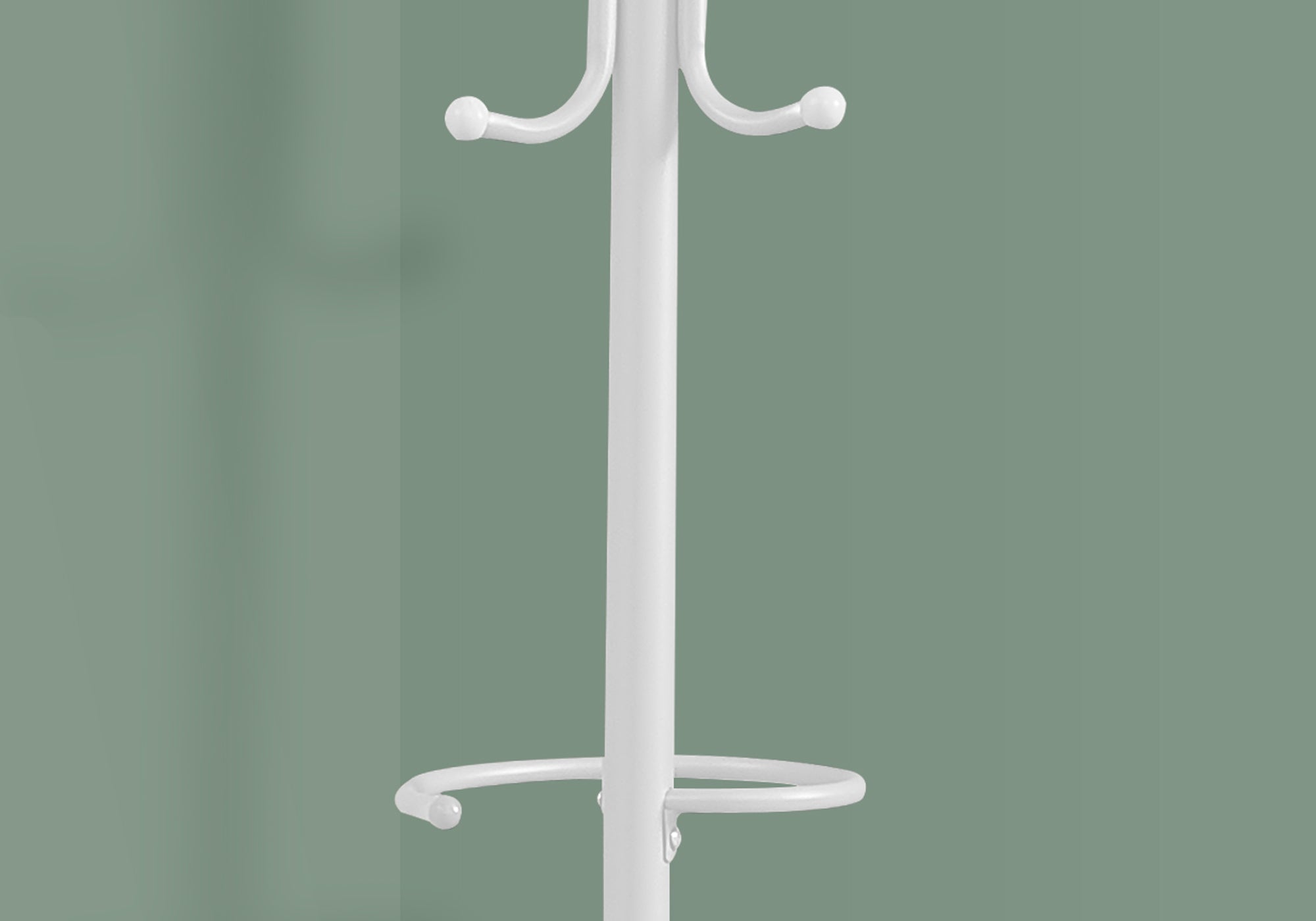 Silver Metal Coat Rack with Umbrella Holder, 68"H-Coat Rack-DECOROLALA