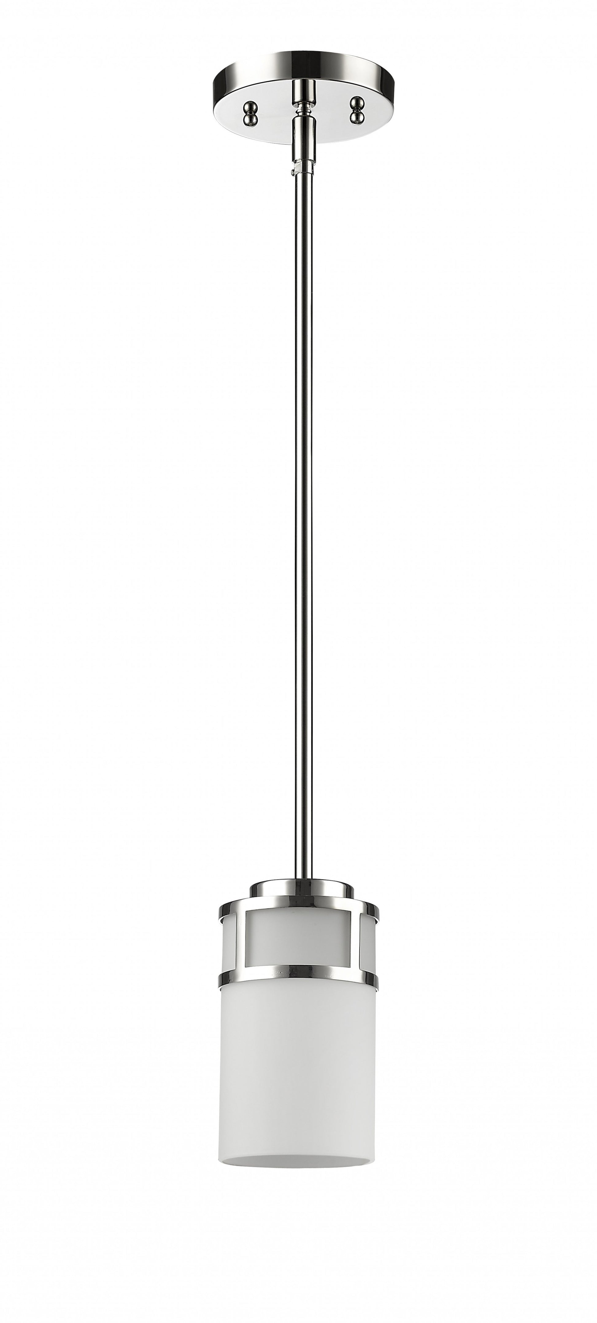 Silver Minimalist Cylindrical Hanging Light-Chandeliers-DECOROLALA