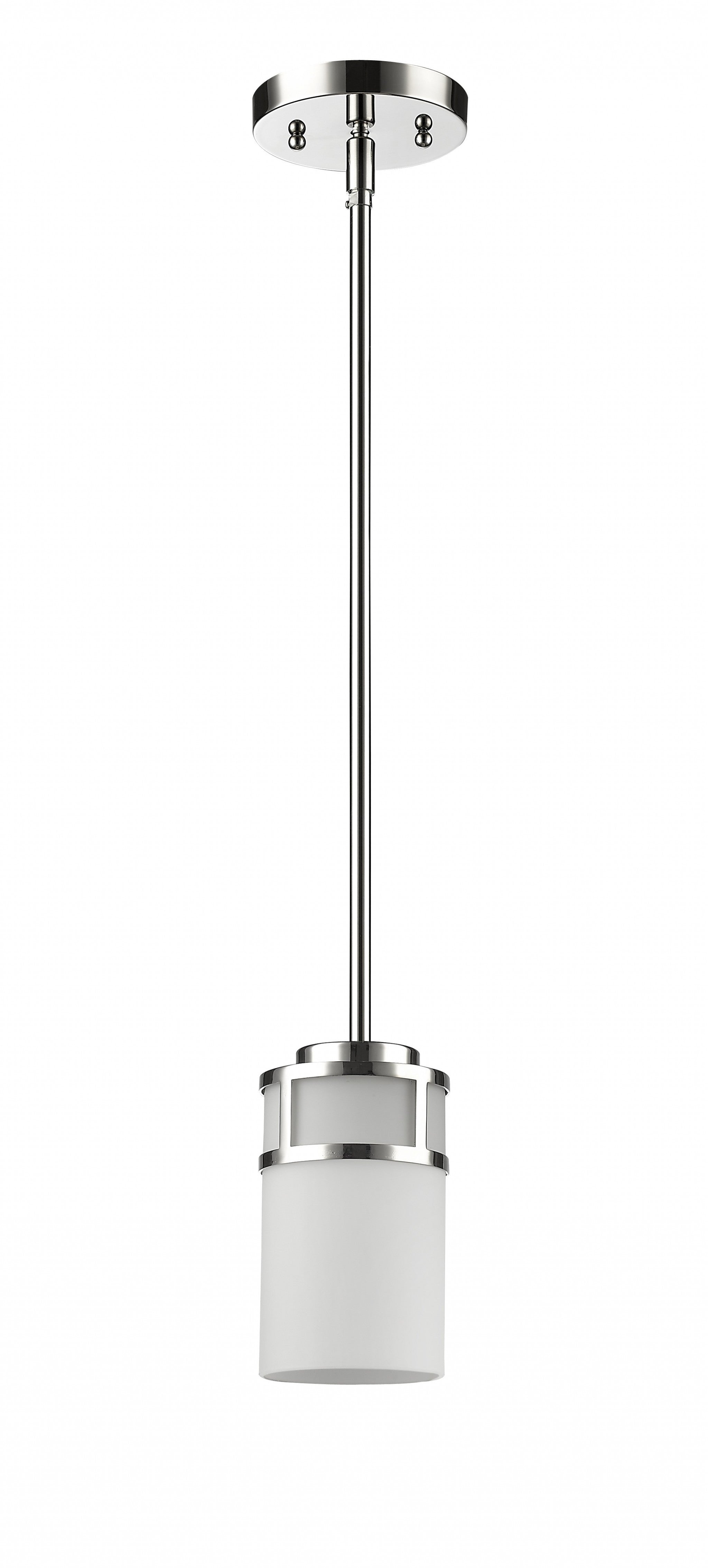 Silver Minimalist Cylindrical Hanging Light-Chandeliers-DECOROLALA