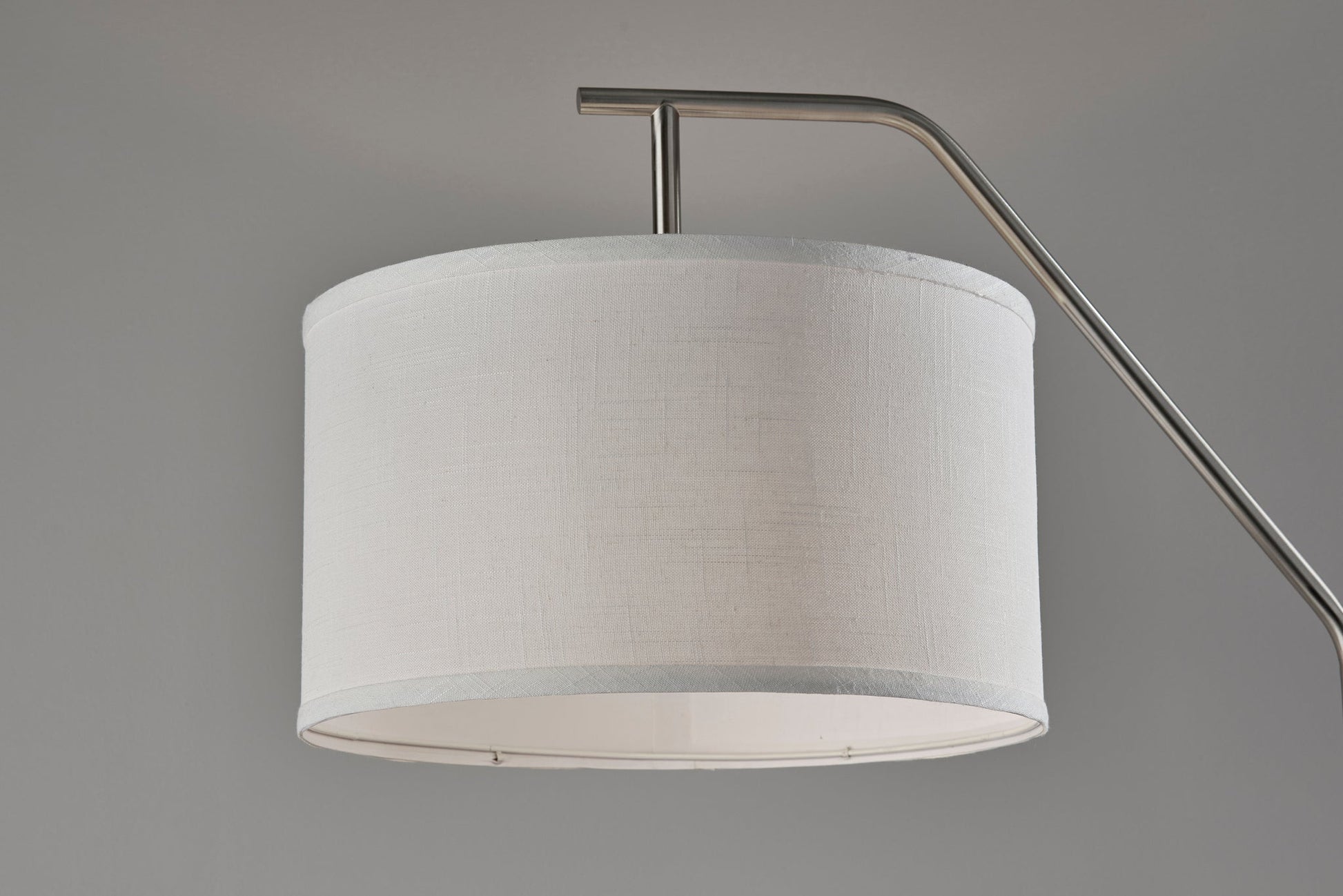 Simplee Adesso Max Floor Lamp - Brushed Steel-Lighting-DECOROLALA