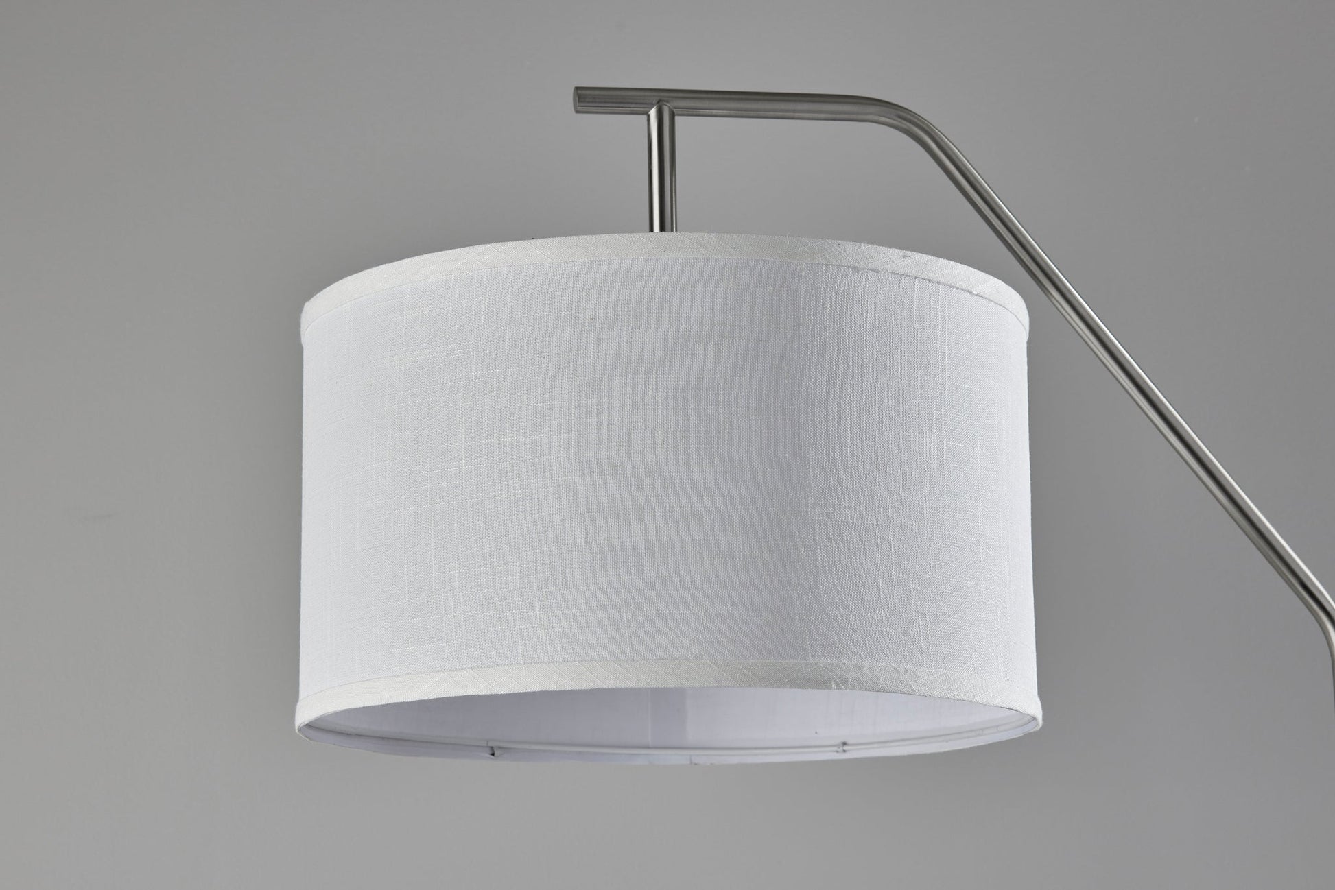 Simplee Adesso Max Floor Lamp - Brushed Steel-Lighting-DECOROLALA
