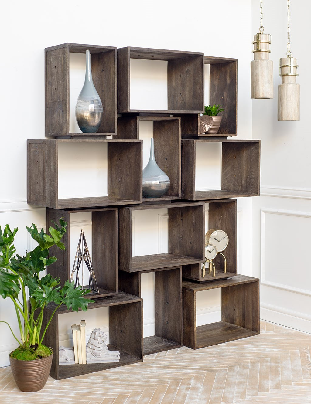 Simul 45 x 30 Gun Metal Grey Add-on Shelf Bracket-Shelving-DECOROLALA