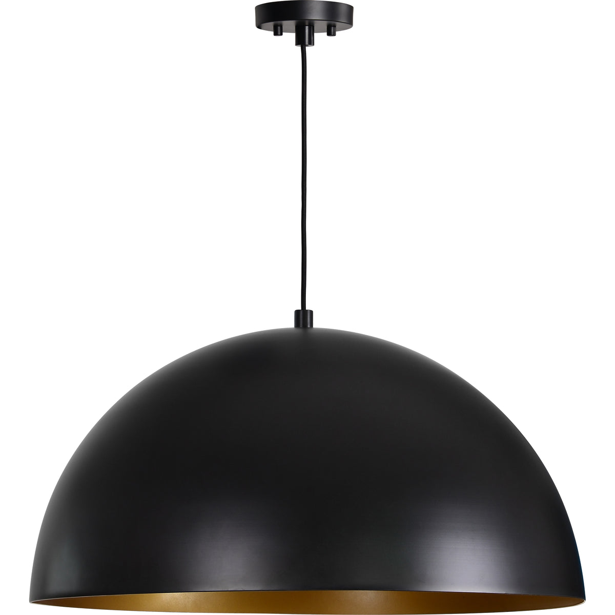 Sina 13.5" Length Ceiling Fixture, Matte Black and Gold-Ceiling Light Fixtures-DECOROLALA