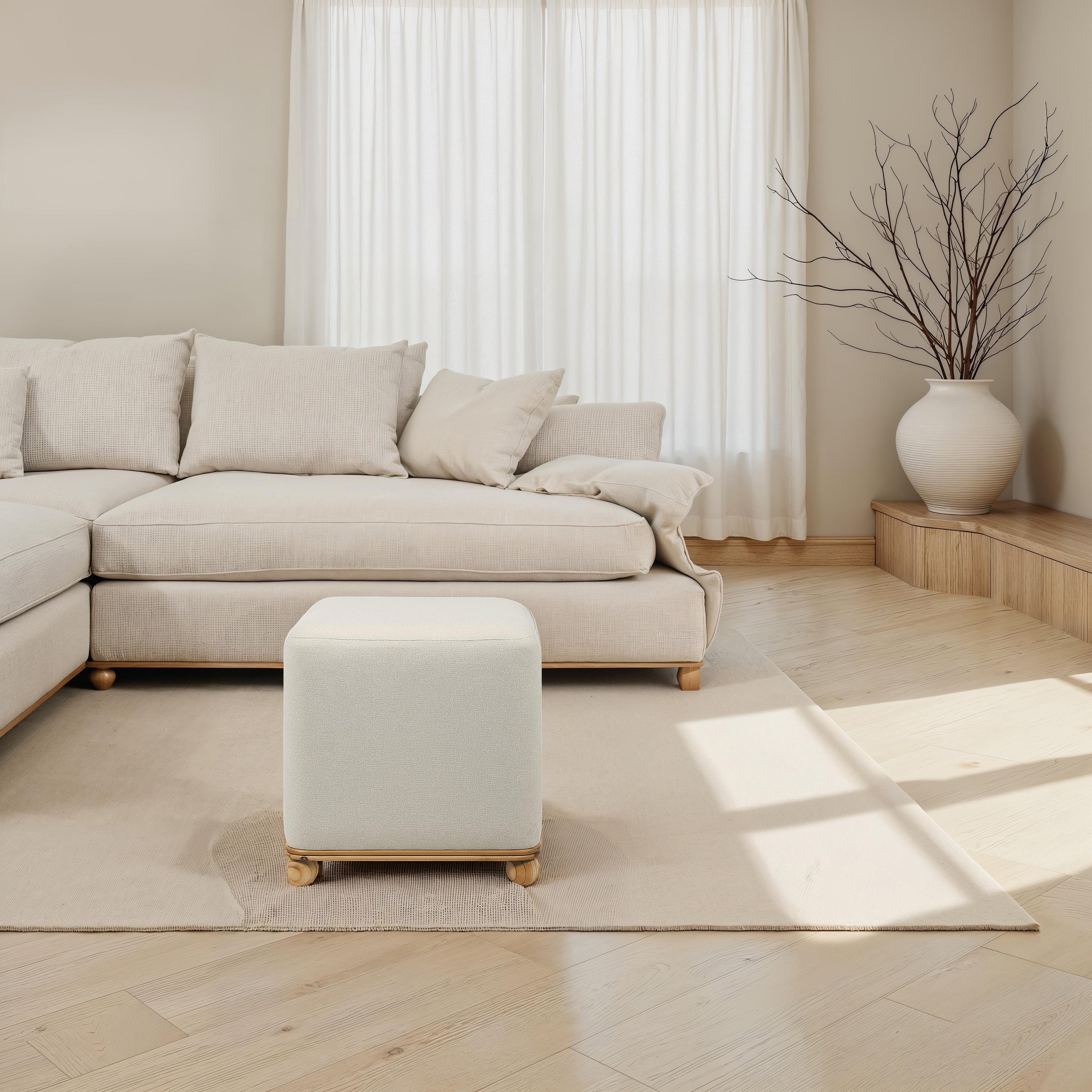 Sines 19.0" Height Ottoman-Ottoman-DECOROLALA