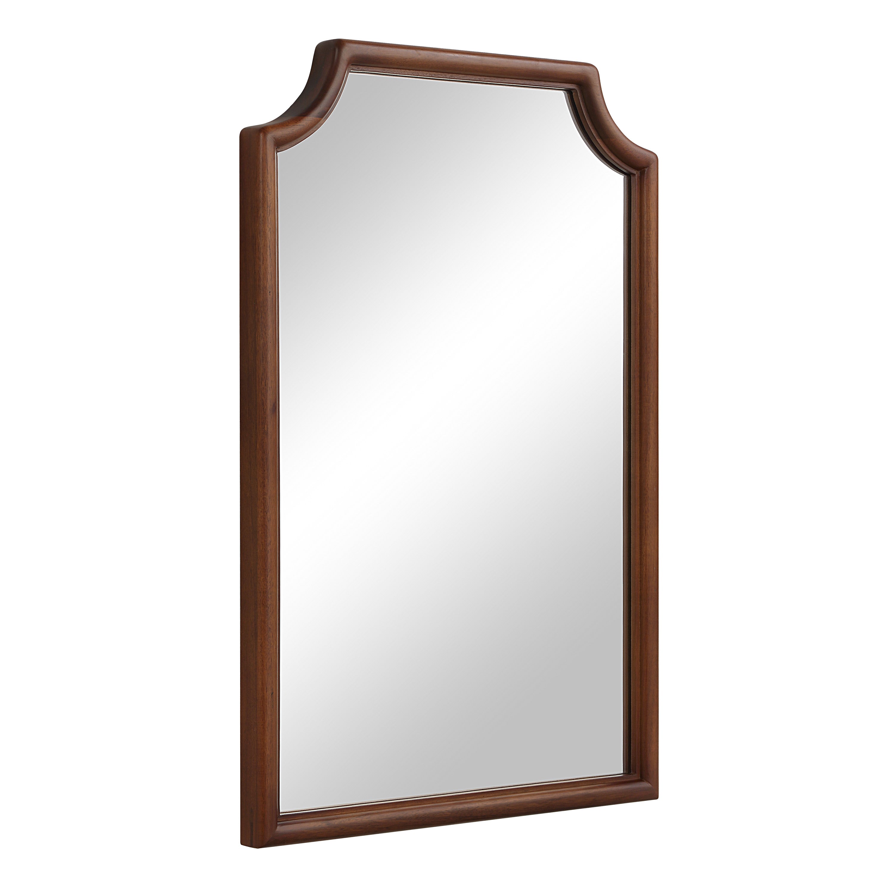 Sintra 36" H x 24" W Wall Mirror, Brown-Mirror-DECOROLALA