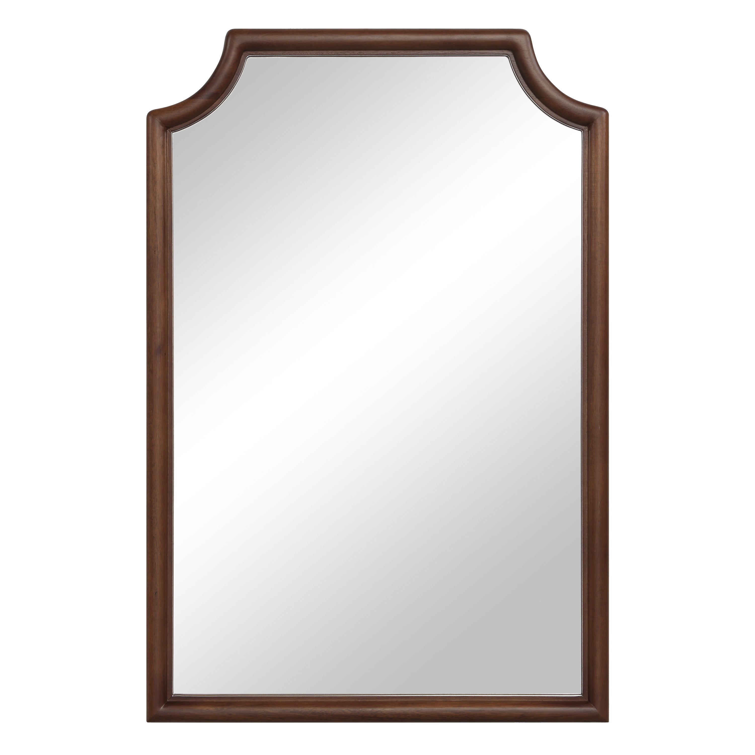 Sintra 36" H x 24" W Wall Mirror, Brown-Mirror-DECOROLALA
