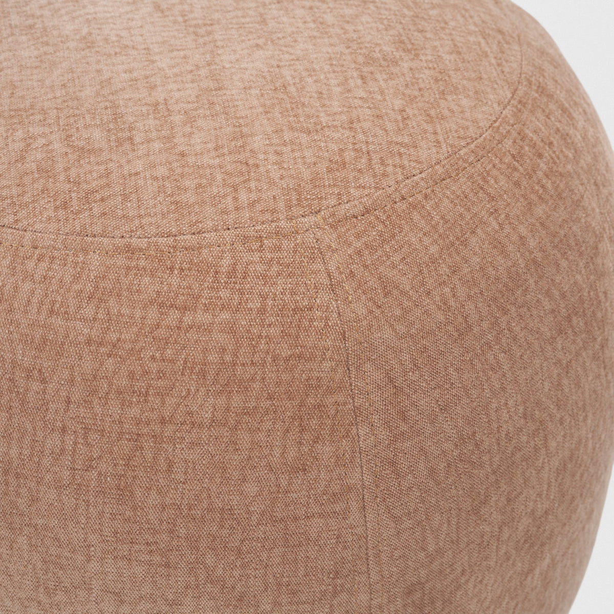 Siren Sienna Fabric w/ Ash Wood Round Accent Stool-Stools & Ottomans-DECOROLALA