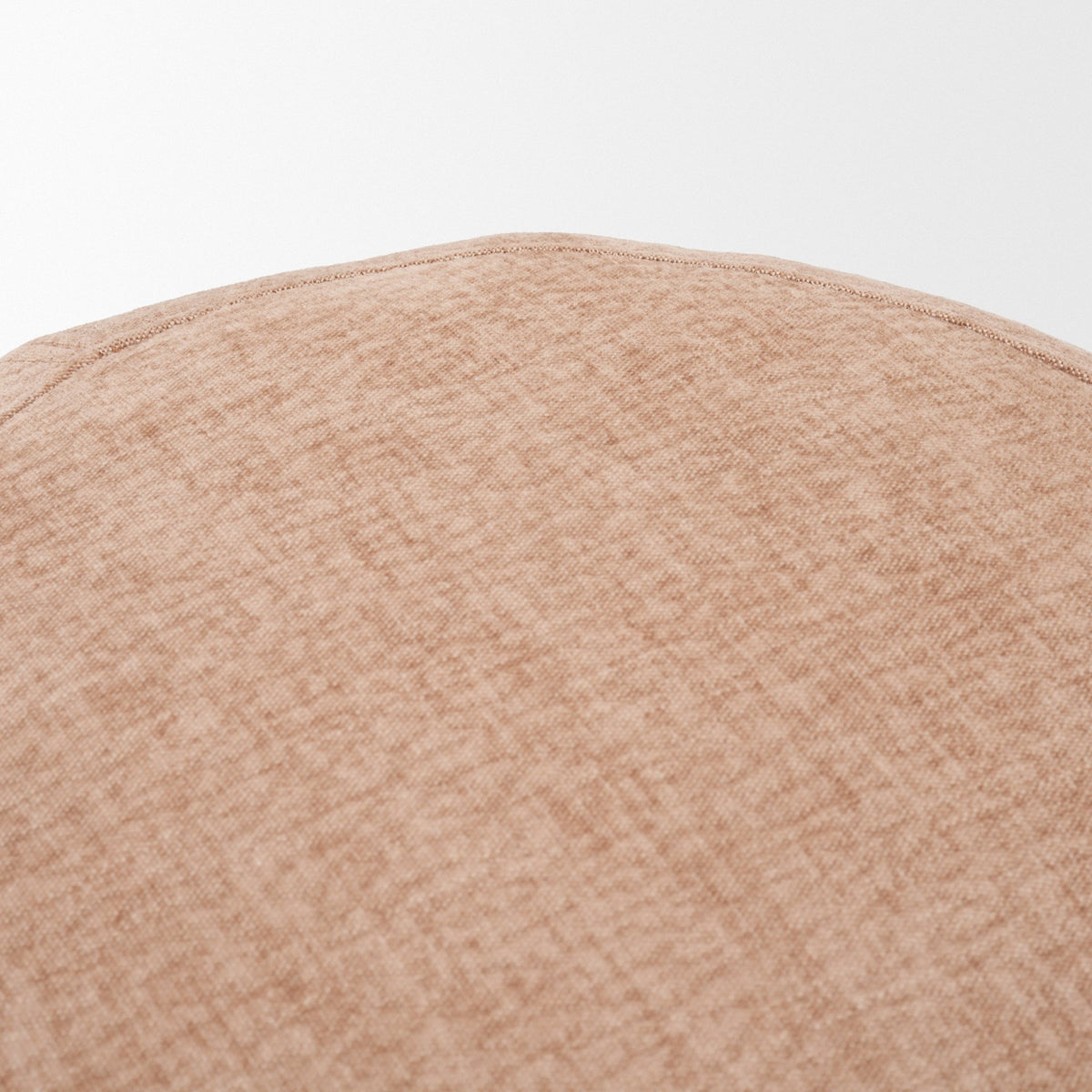 Siren Sienna Fabric w/ Ash Wood Round Accent Stool-Stools & Ottomans-DECOROLALA