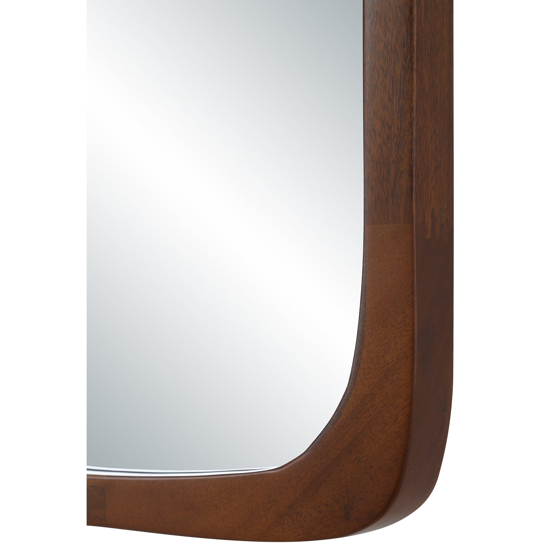Sisley 36" H x 24" W Wall Mirror, Brown-Mirror-DECOROLALA