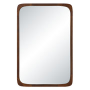Sisley 36" H x 24" W Wall Mirror, Brown-Mirror-DECOROLALA