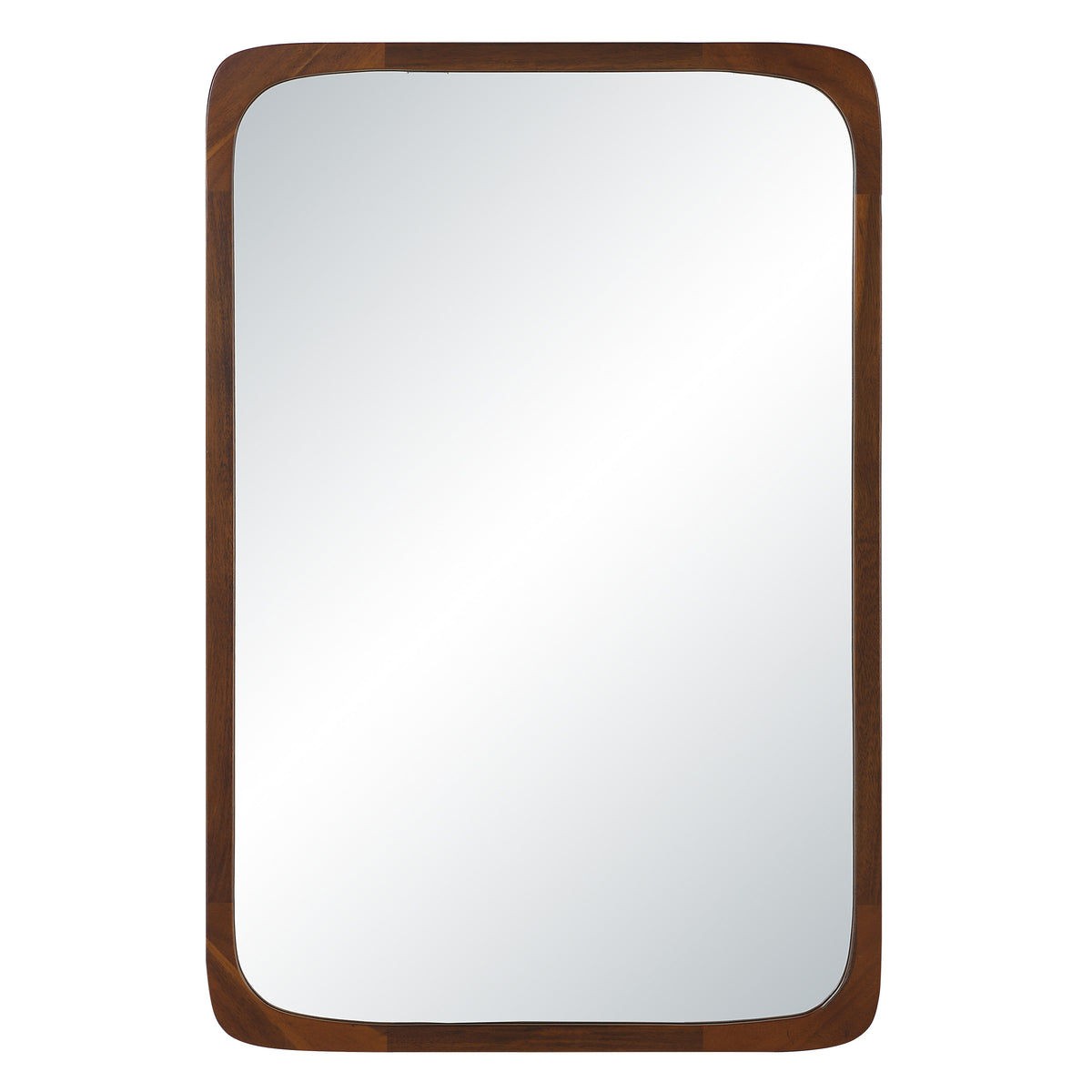 Sisley 36" H x 24" W Wall Mirror, Brown-Mirrors-DECOROLALA