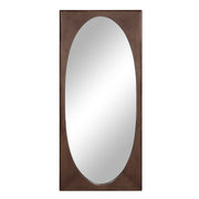 Sitia 68" H x 30" W Wall Mirror, Brown-Mirror-DECOROLALA