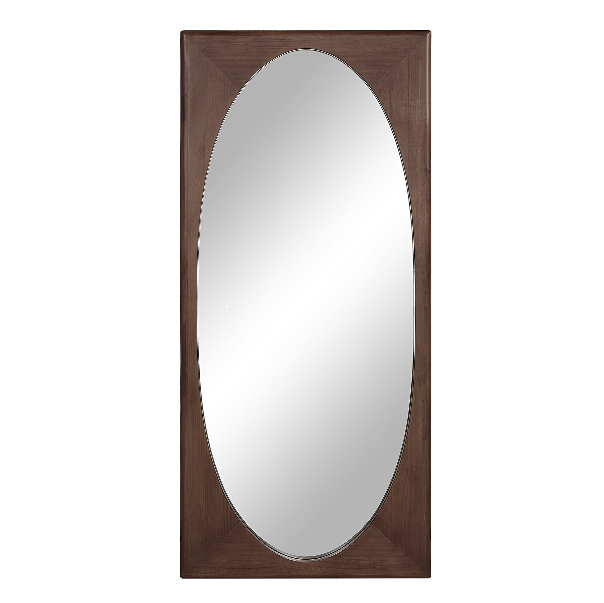 Sitia 68" H x 30" W Wall Mirror, Brown-Mirror-DECOROLALA