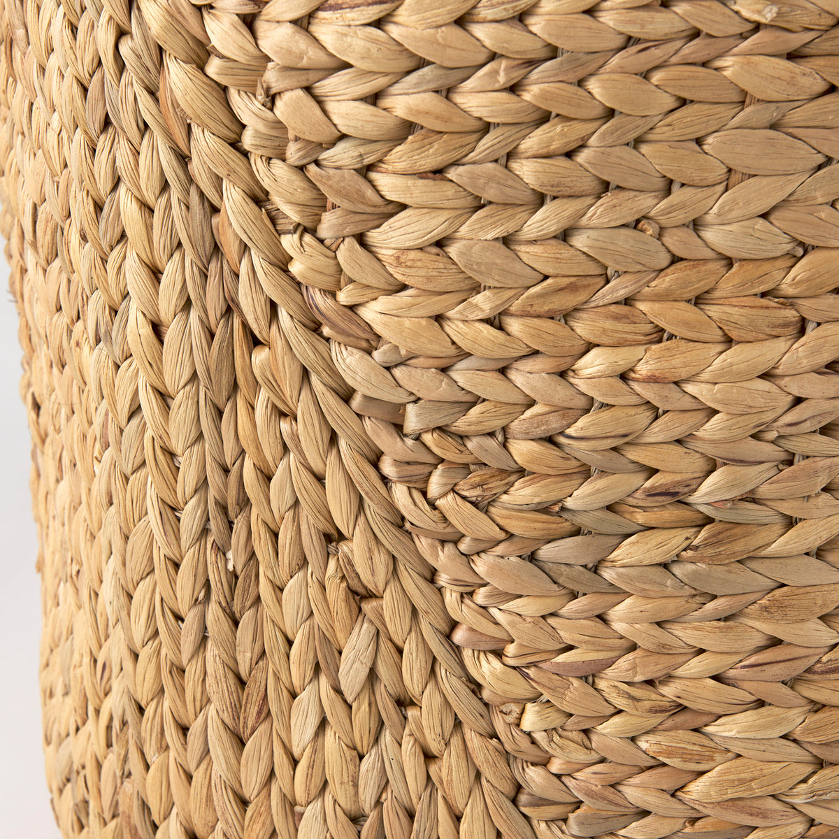 Sivan Round Water Hyacinth Baskets - Light Brown Set of 3-Decorative Baskets-DECOROLALA