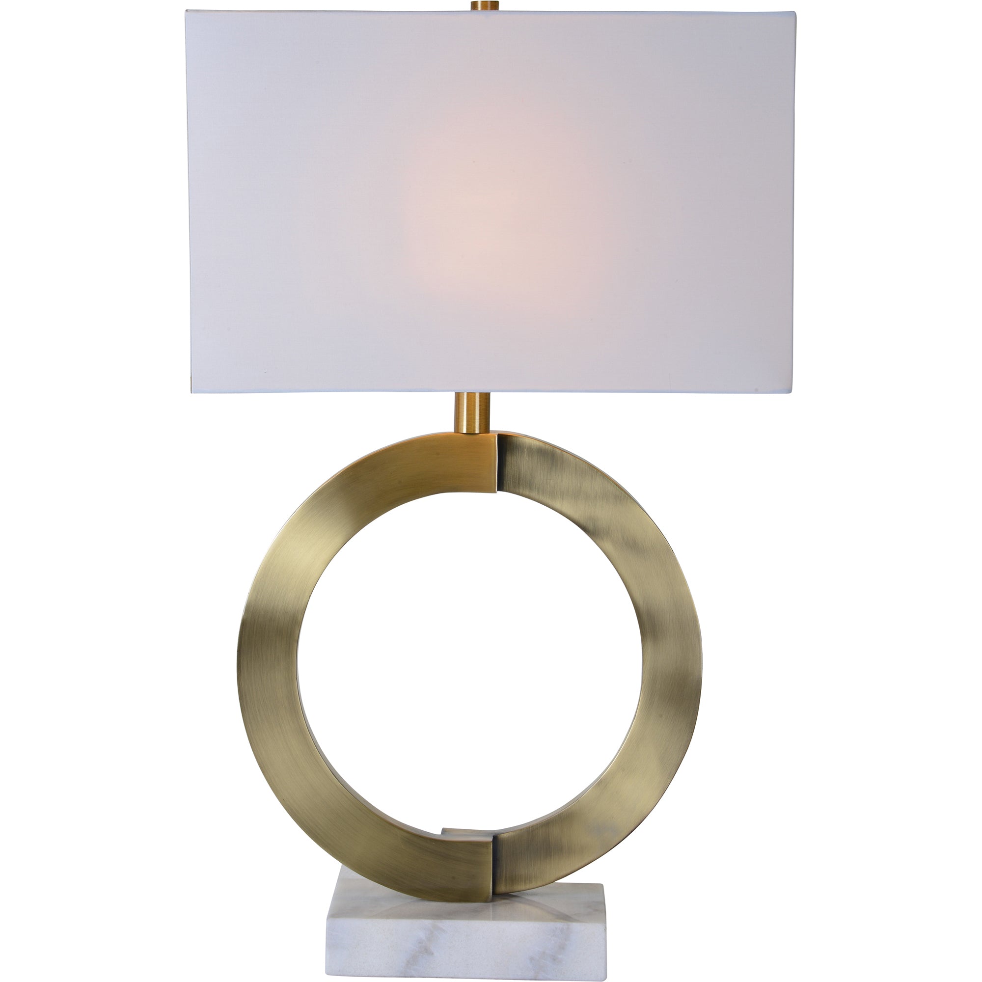 Skylar 27" Length Table Lamp, Antique Brass-Table Lamp-DECOROLALA