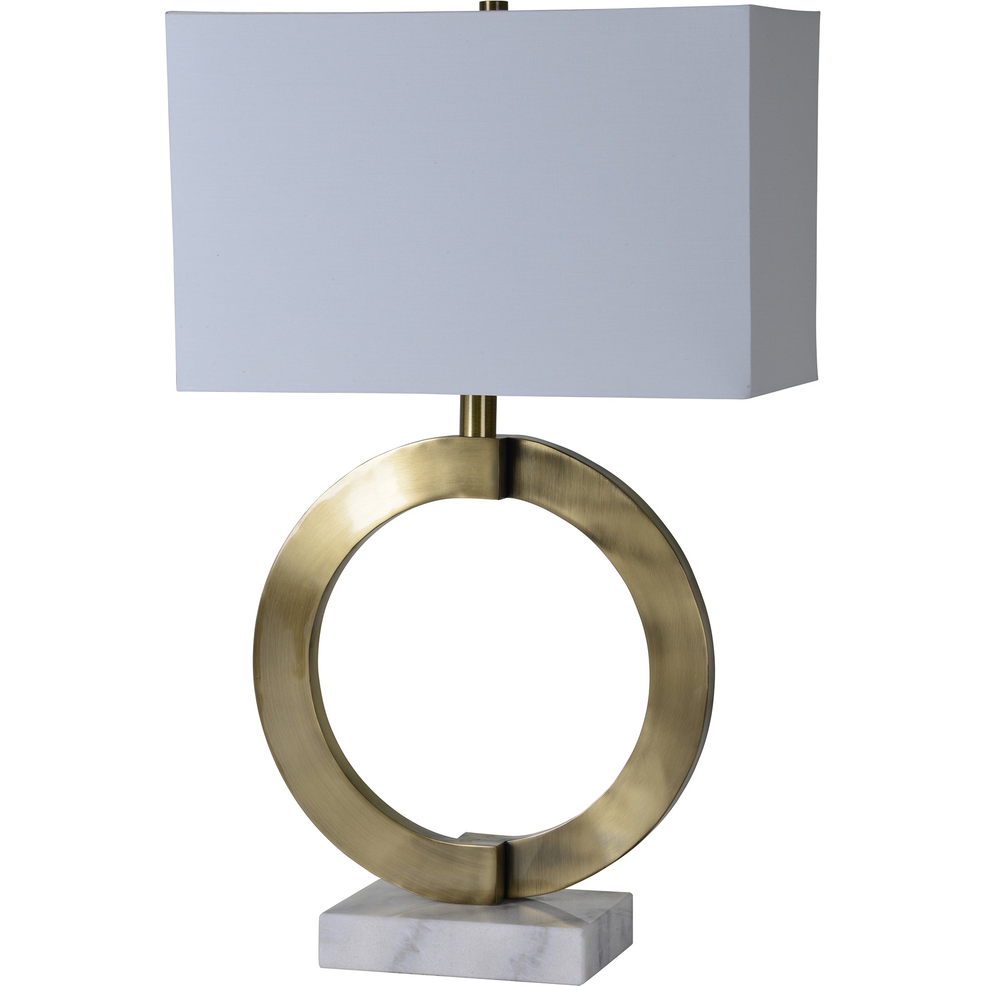 Skylar 27" Table Lamp Antique Brass-Table Lamp-DECOROLALA