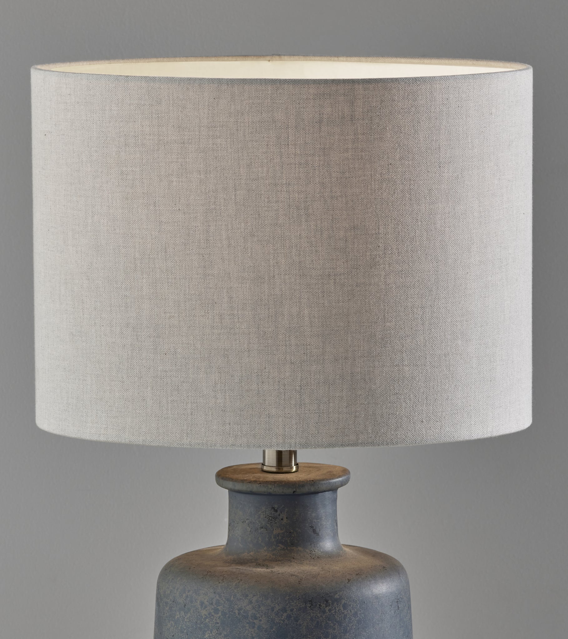 Skylar Table Lamp - Dark Grey Ceramic Taupe-Lighting-DECOROLALA