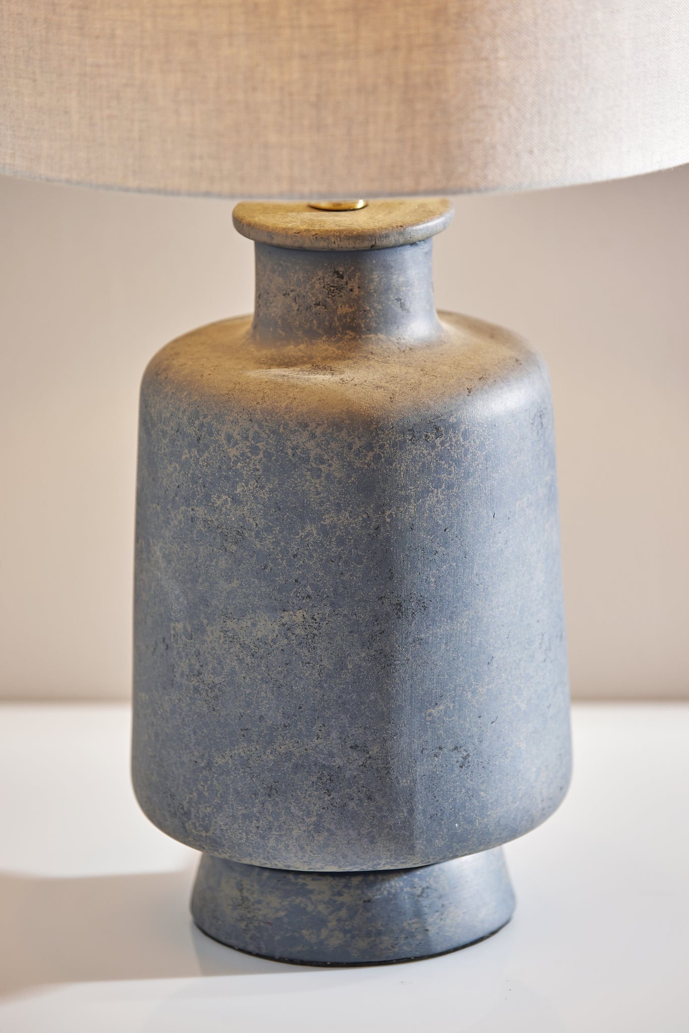 Skylar Table Lamp - Dark Grey Ceramic Taupe-Lighting-DECOROLALA