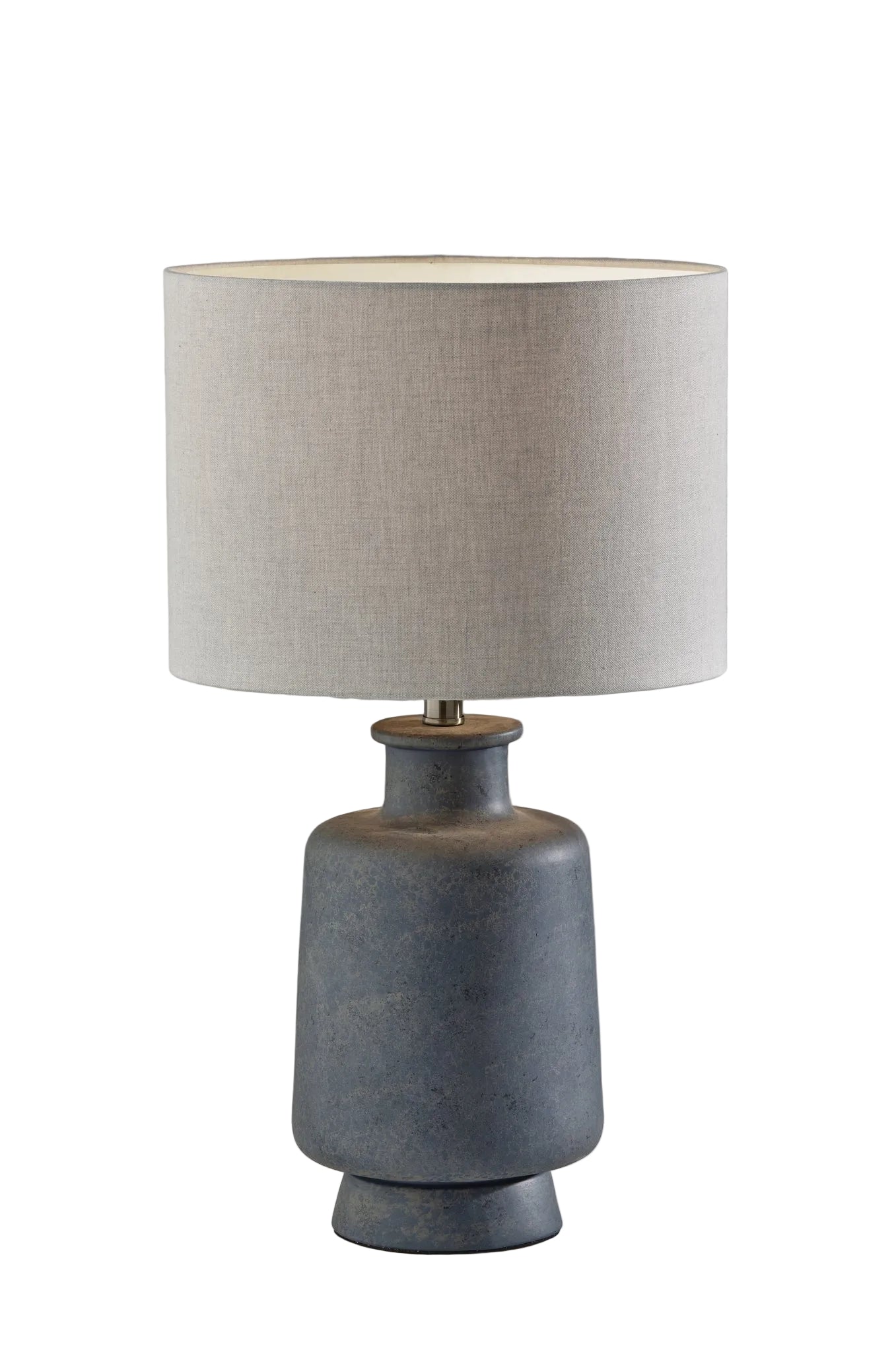Skylar Table Lamp - Dark Grey Ceramic Taupe-Lighting-DECOROLALA