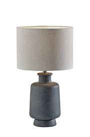 Skylar Table Lamp - Dark Grey Ceramic Taupe-Lighting-DECOROLALA