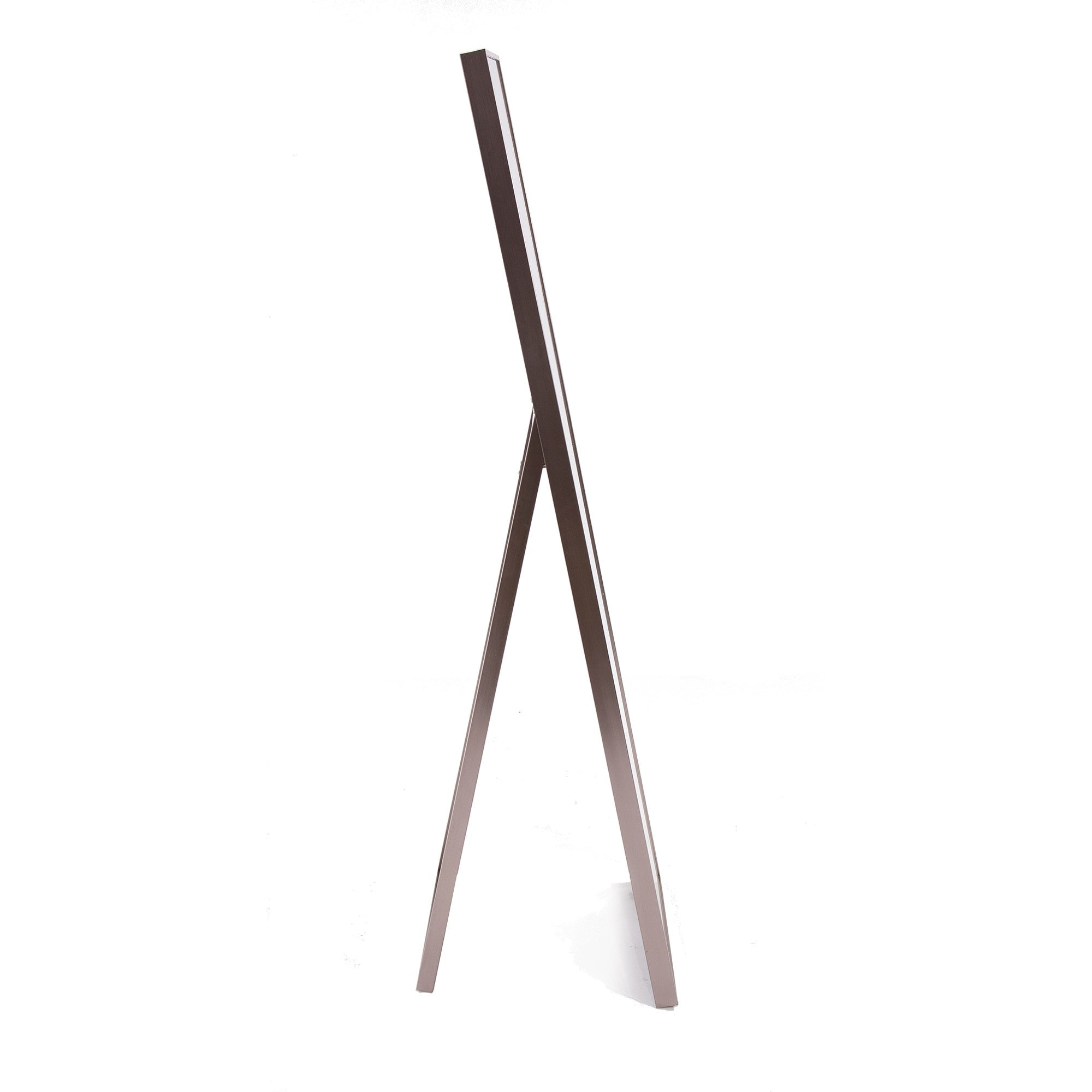 Sleek Brushed Brass Rectangular Full Length Standing Mirror-Mirrors-DECOROLALA