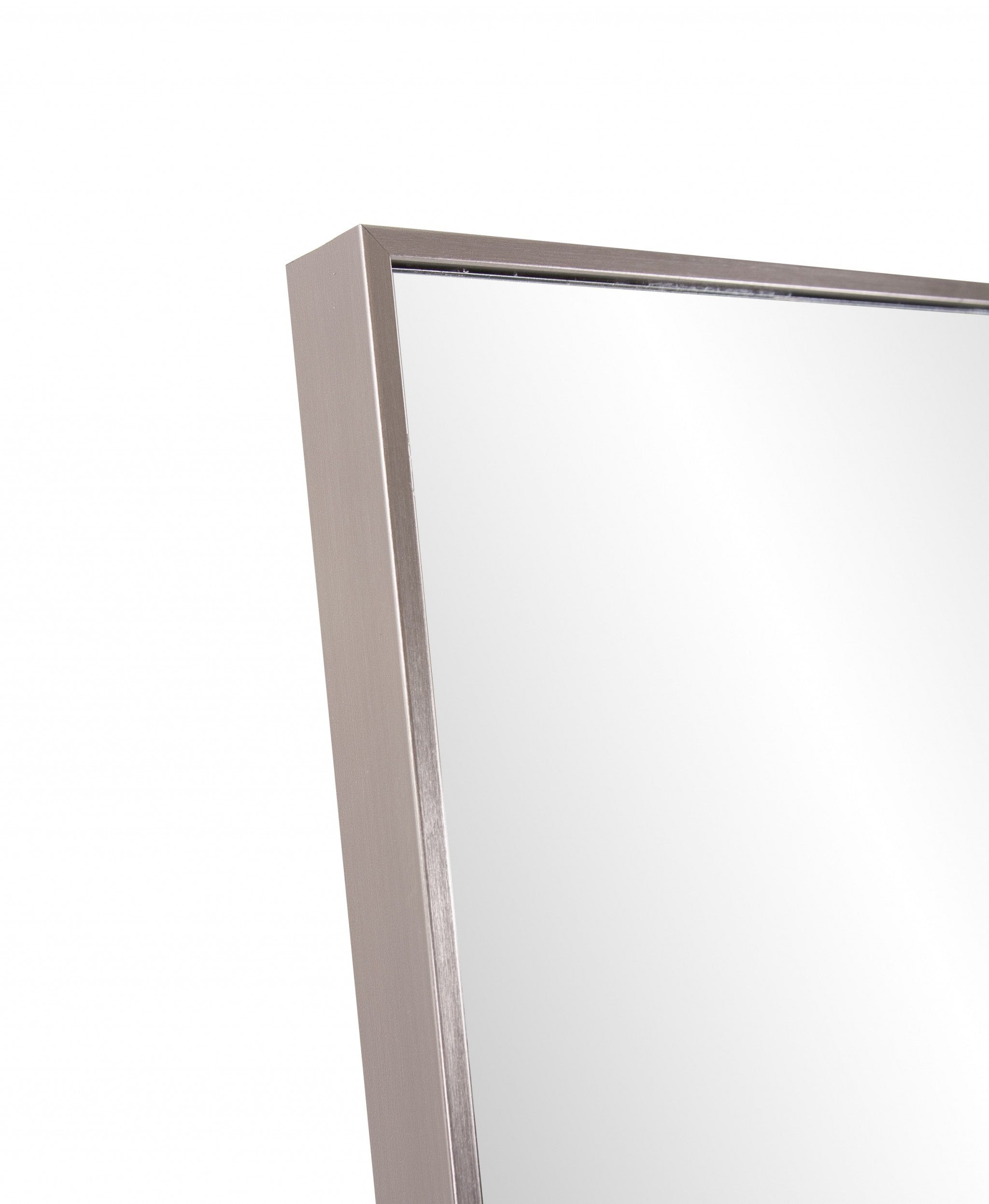 Sleek Brushed Brass Rectangular Full Length Standing Mirror-Mirrors-DECOROLALA