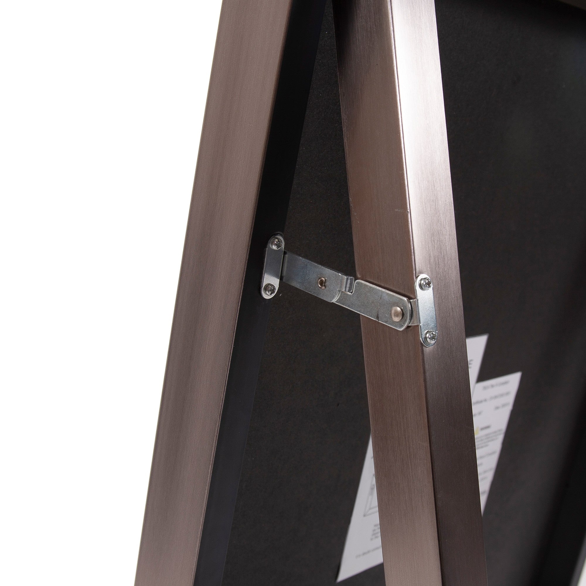 Sleek Brushed Brass Rectangular Full Length Standing Mirror-Mirrors-DECOROLALA