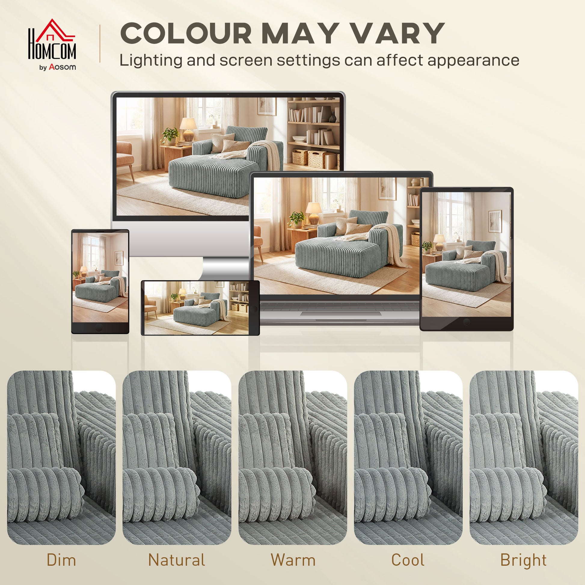 Sleeper Chair Bed with Pillow - Grey Corduroy-DECOROLALA