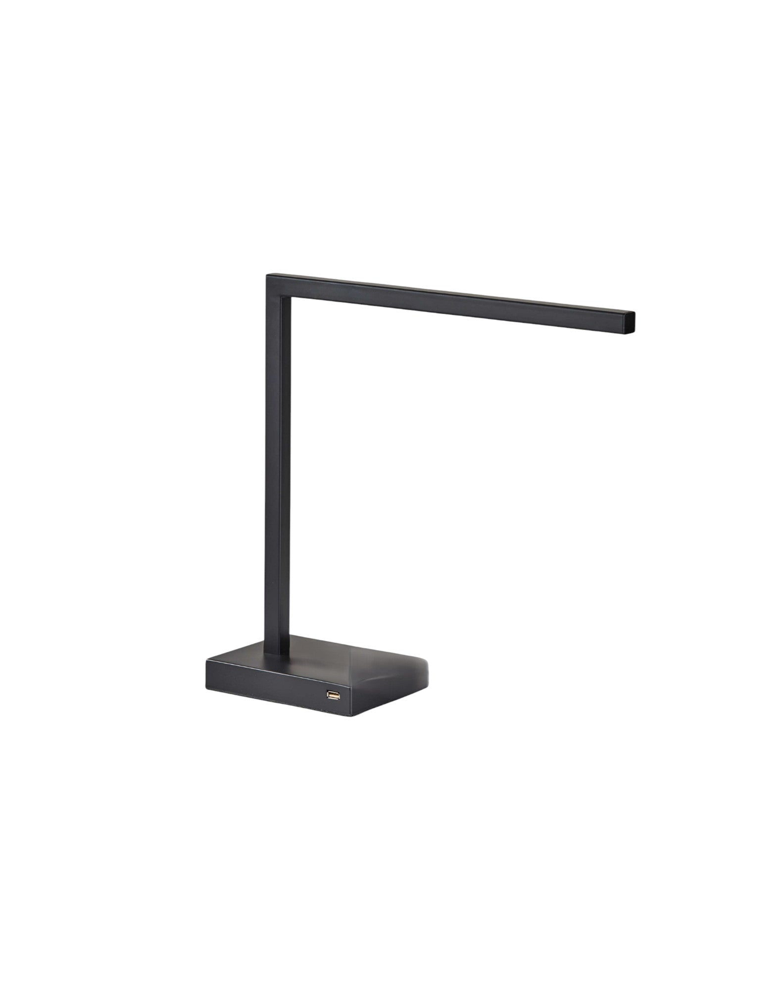 Slender Bar Black Metal Led Charging Desk Light-Table Lamps-DECOROLALA