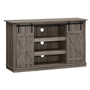 Sliding Barn TV Stand Console Table-Gray-Entertainment Centers & TV Stands-DECOROLALA