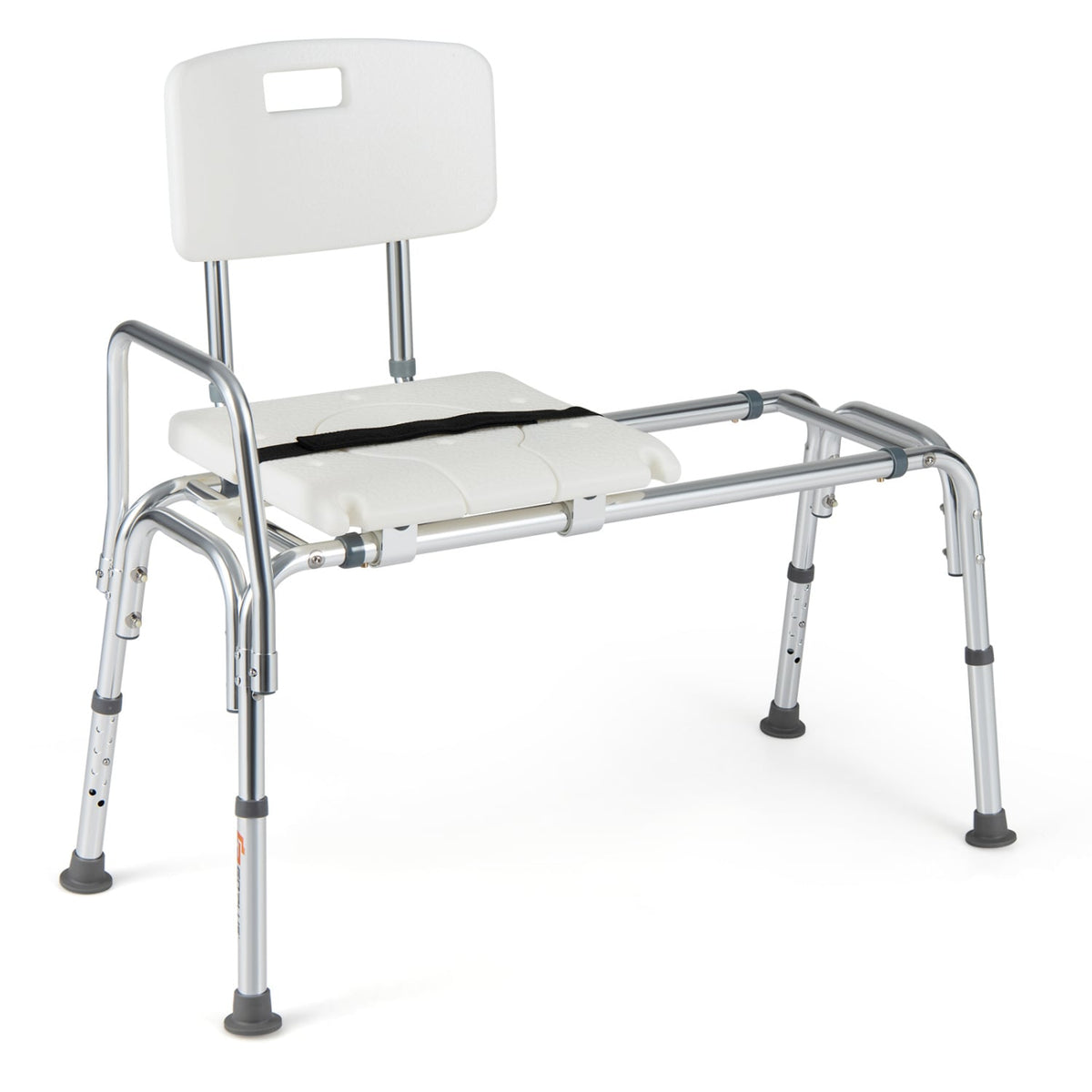 Sliding Tub Transfer Bench Shower Chair for Disabled and Elderly-White-Bath Safety Products-DECOROLALA