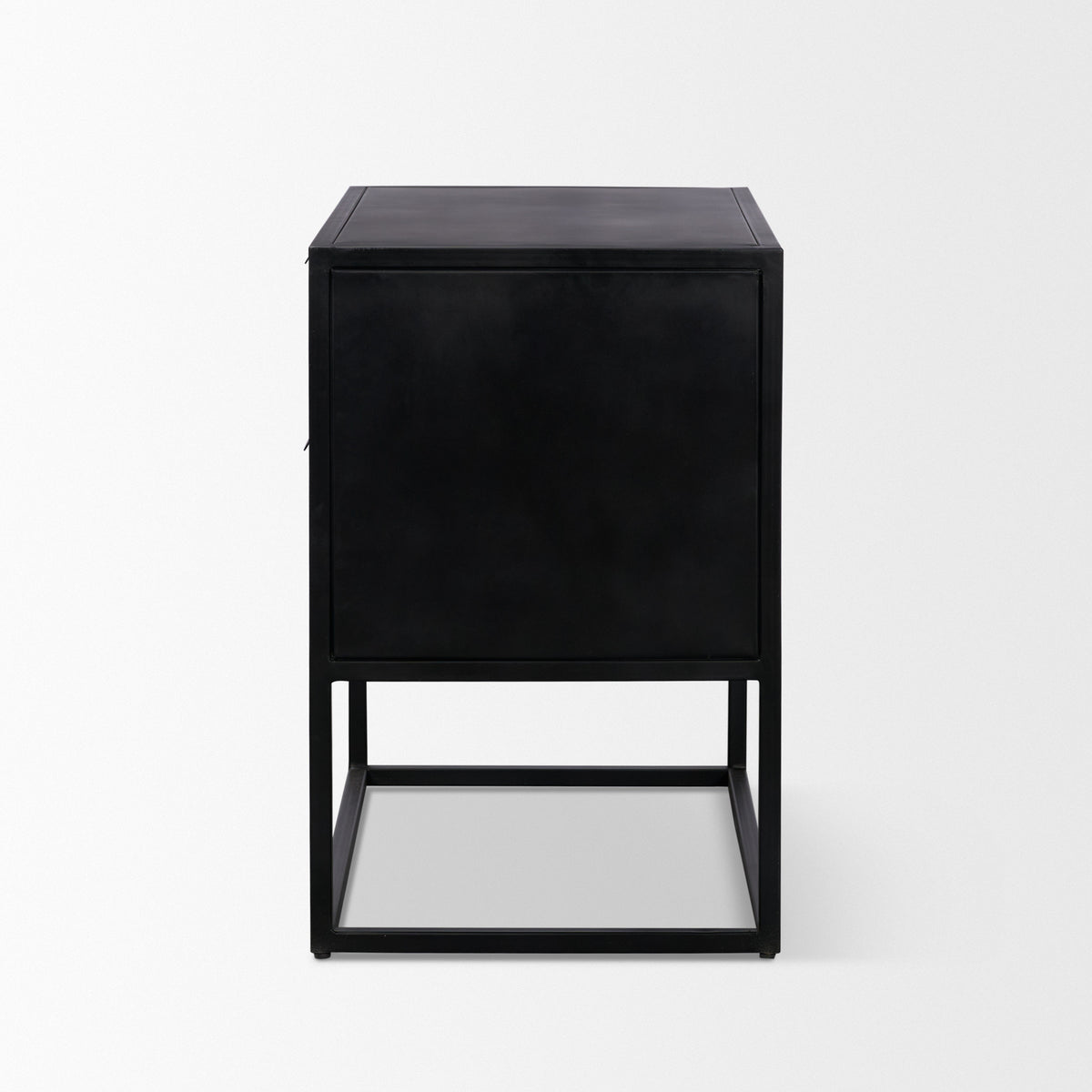 Sloan Wood W/ Metal Frame Side Table-End and Side Tables-DECOROLALA