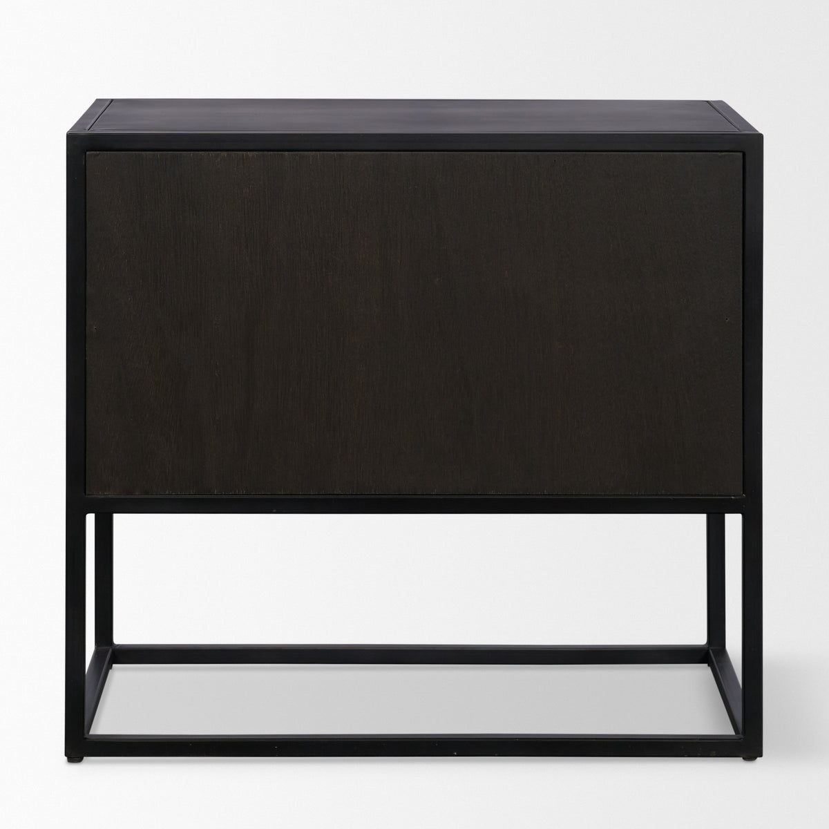 Sloan Wood W/ Metal Frame Side Table-End and Side Tables-DECOROLALA