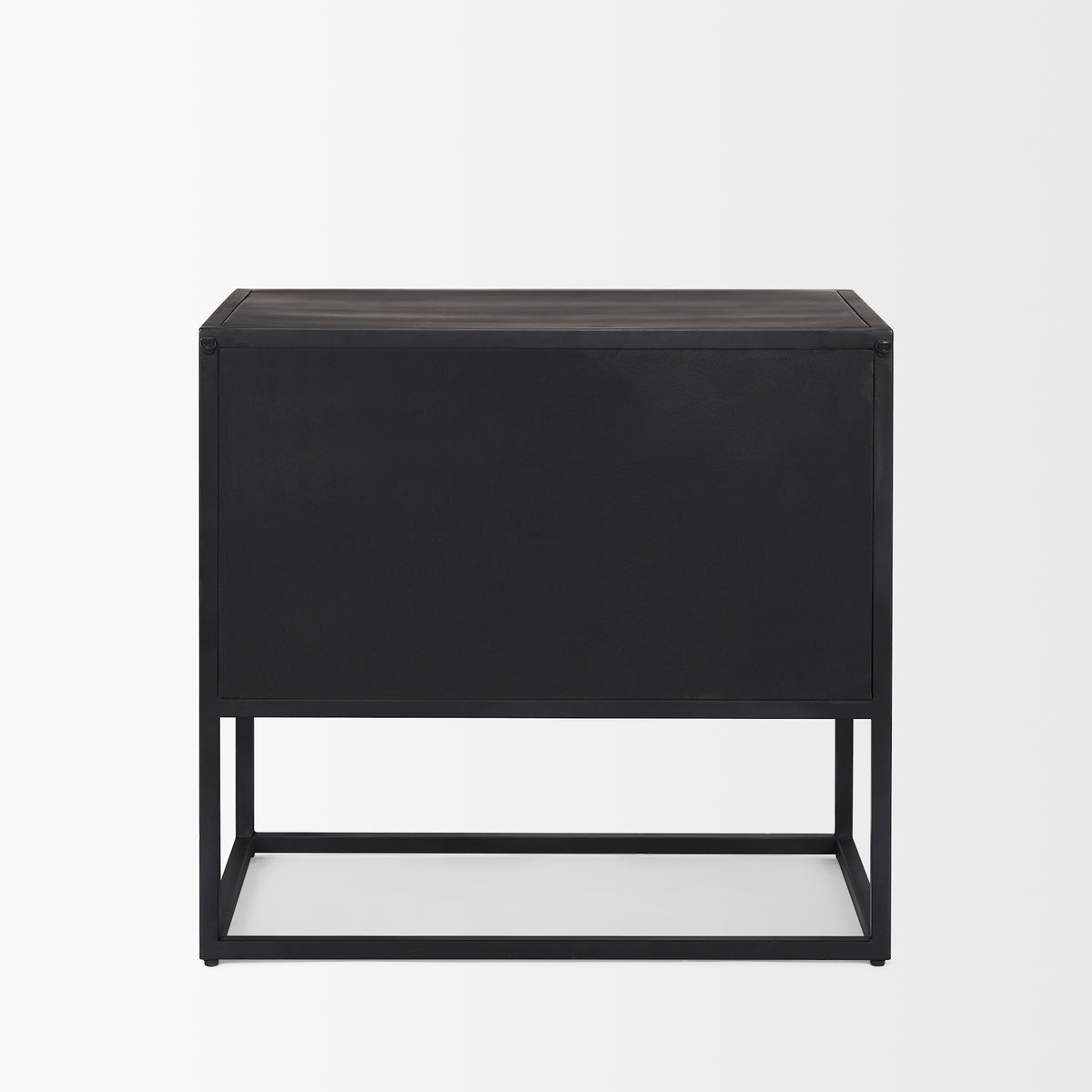 Sloan Wood W/ Metal Frame Side Table-End and Side Tables-DECOROLALA