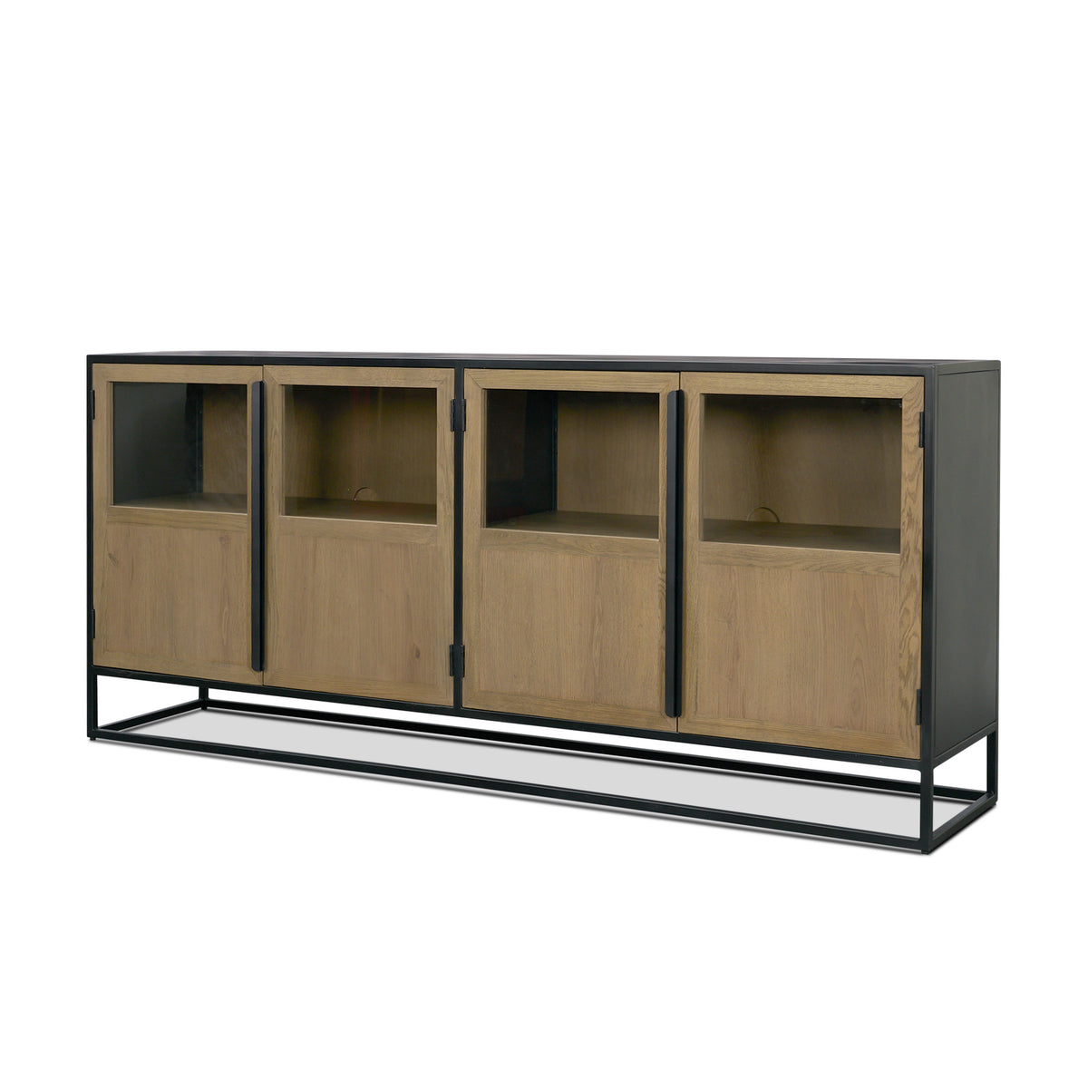 Sloan Wood and Metal Sideboard Console-Sideboards & Buffets-DECOROLALA
