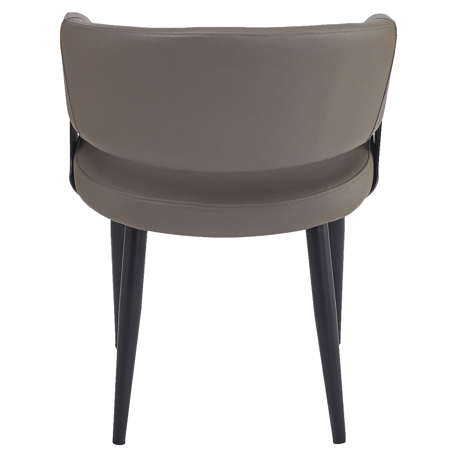Sloane Dining Chair - Stone Textured Faux Leather-DECOROLALA
