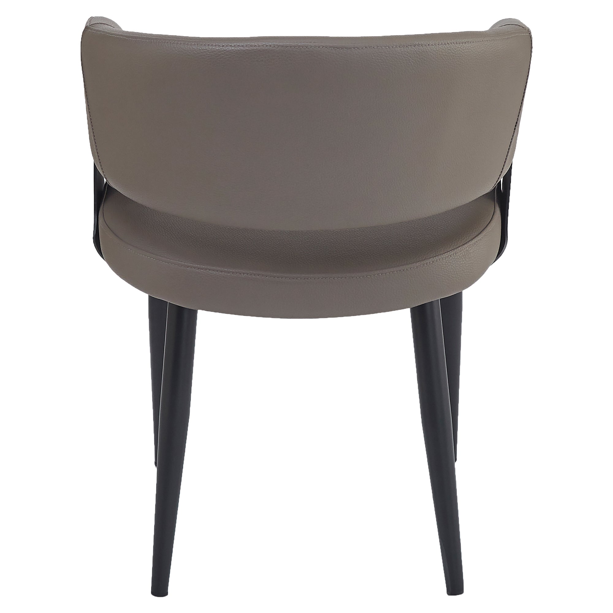 Sloane Dining Chair - Stone Textured Faux Leather-DECOROLALA