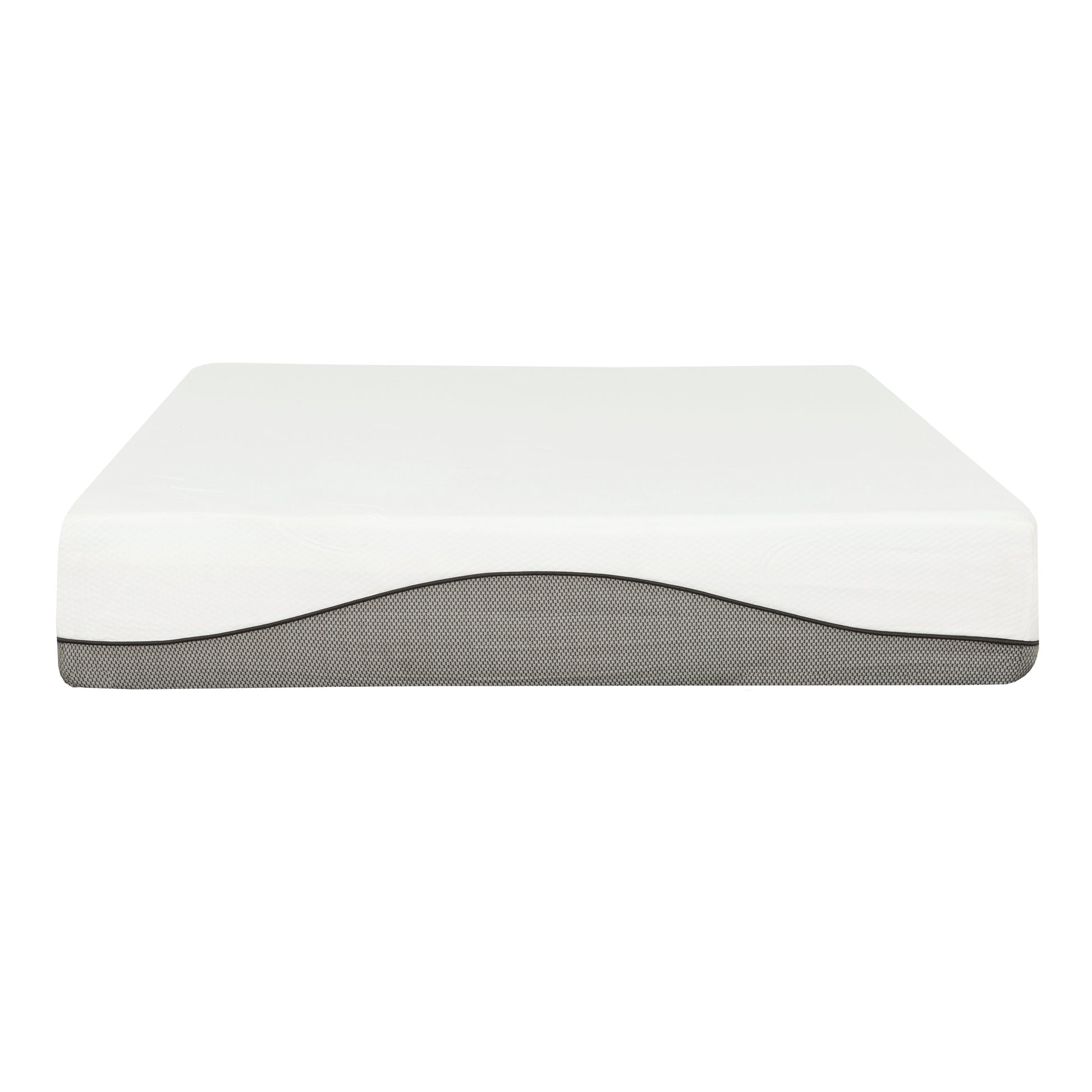 Slumber 10.5" Charcoal Gel Memory Foam Mattress-Bedroom-DECOROLALA