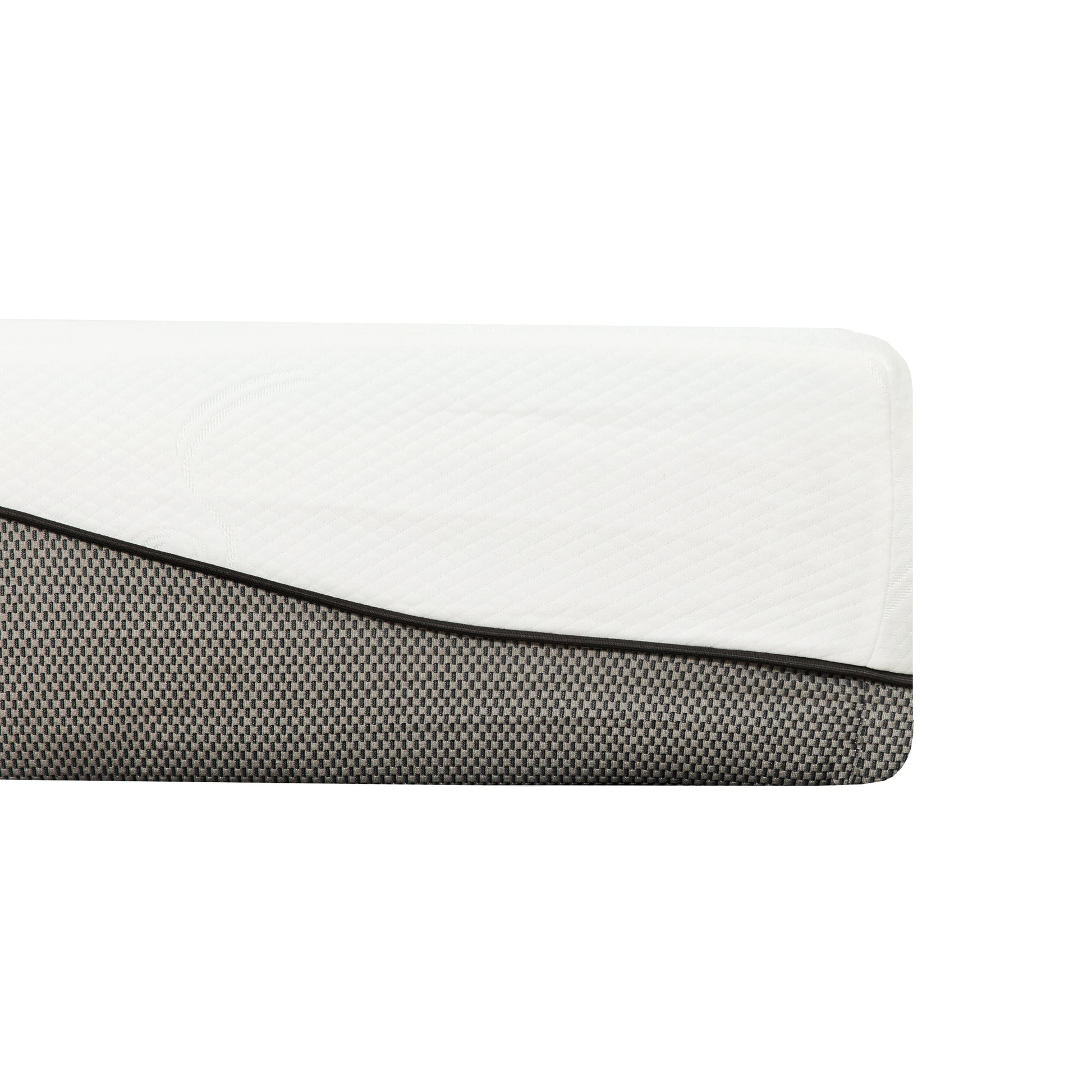 Slumber 10.5" Charcoal Gel Memory Foam Mattress-Bedroom-DECOROLALA