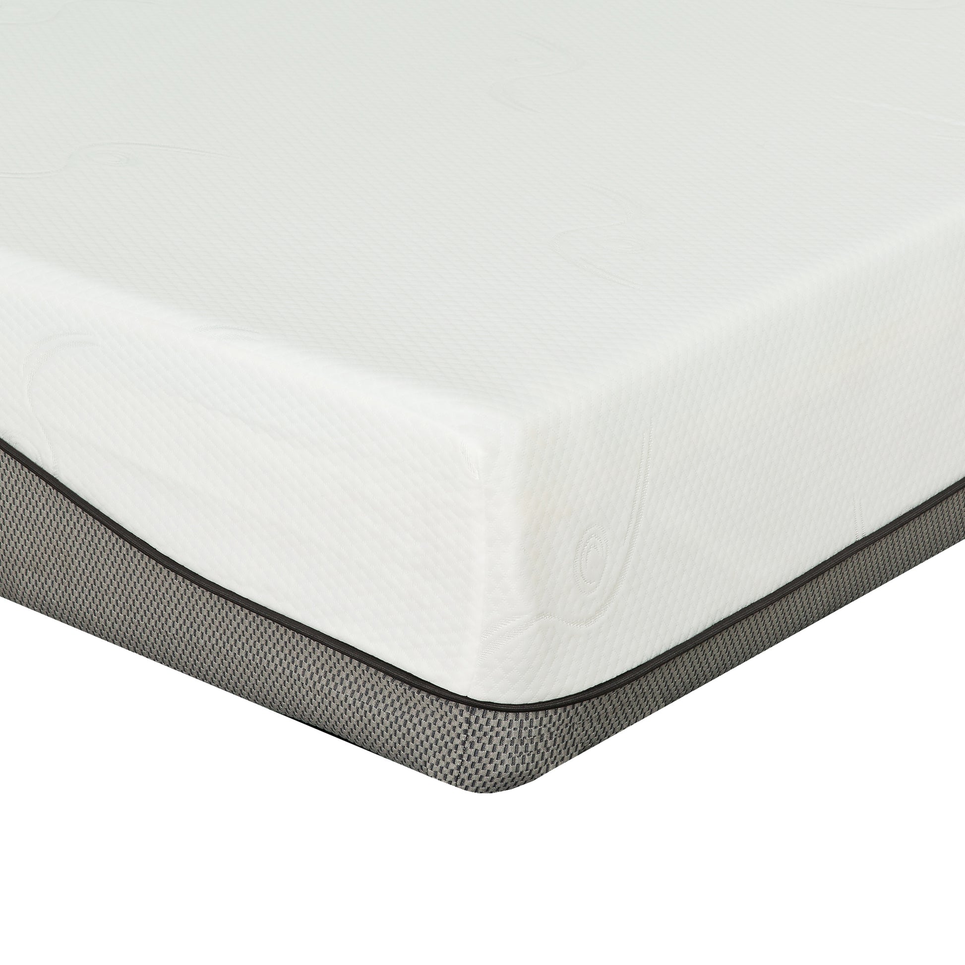Slumber 10.5" Charcoal Gel Memory Foam Mattress-Bedroom-DECOROLALA