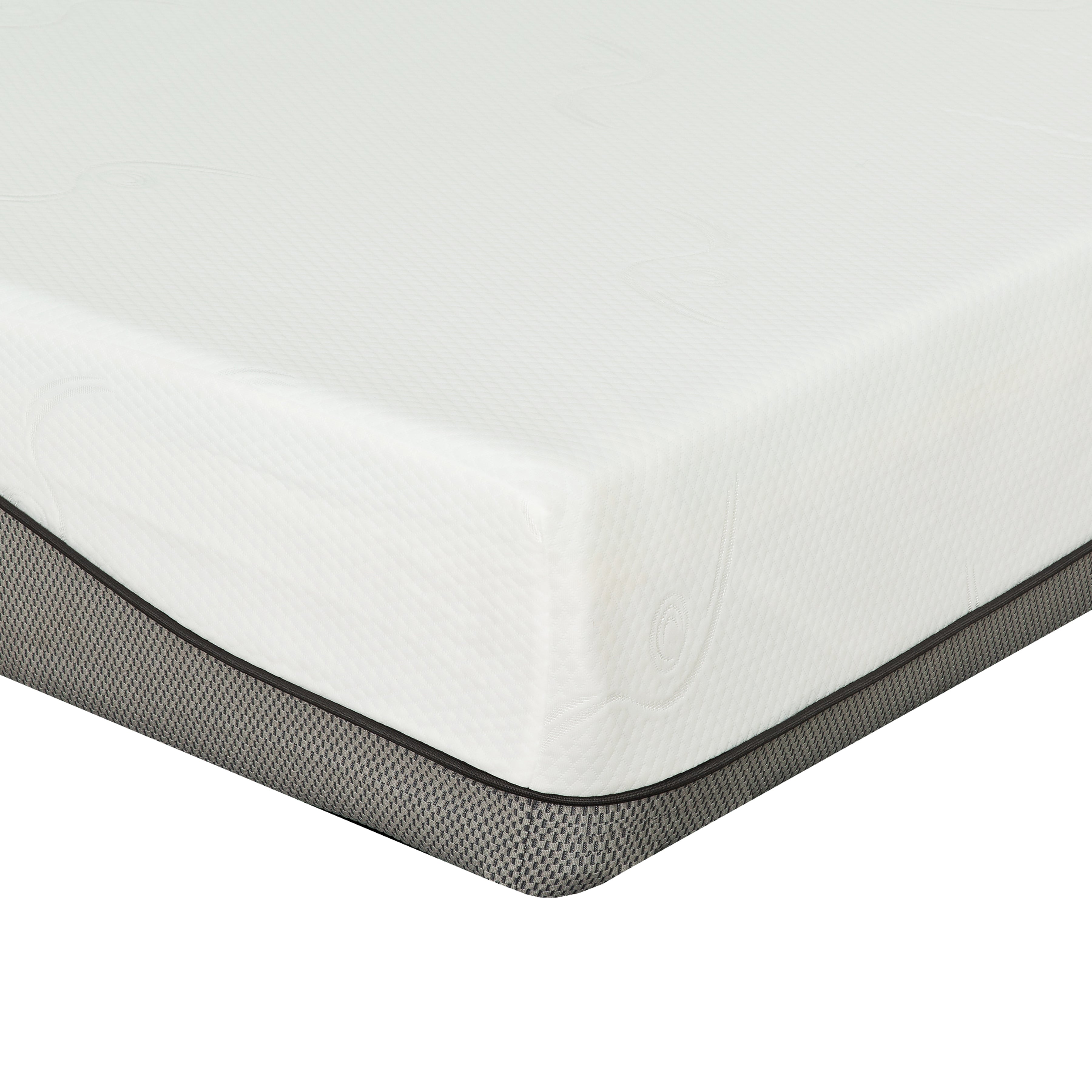 Slumber 10.5" Charcoal Gel Memory Foam Mattress-Bedroom-DECOROLALA