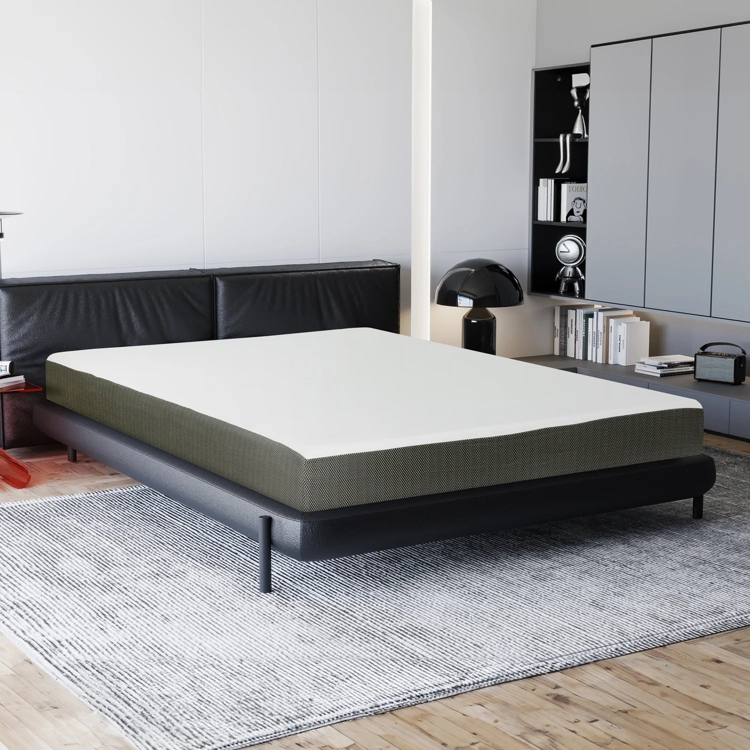 Slumber 8 in. Gel Memory Foam Mattress-Bedroom-DECOROLALA