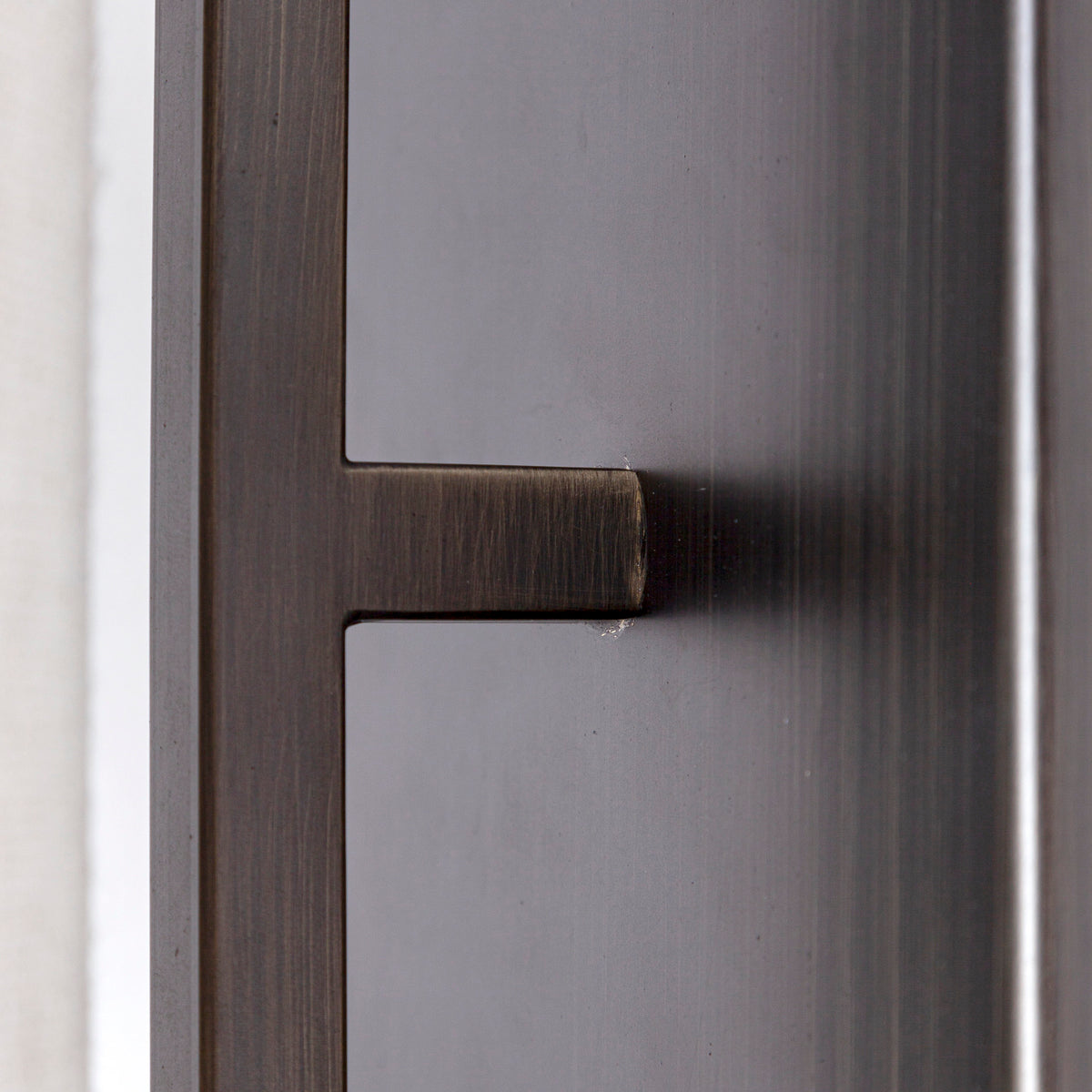 Smithe I 9x13 Black Toned Metal Cream Lampshade Wall Sconce-Wall Sconces-DECOROLALA
