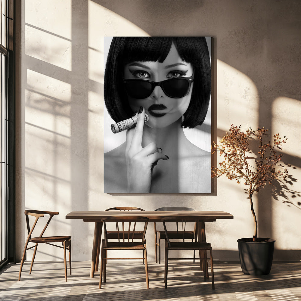 Smoke This by David Drake Wall Art-Canvas Print-DECOROLALA