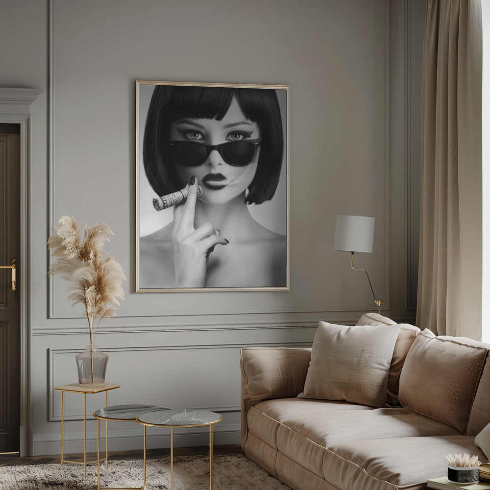 Smoke This by David Drake Wall Art-Canvas Print-DECOROLALA