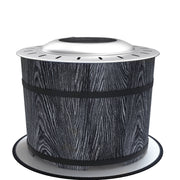 Smokeless Fire Pit, Portable Camping Bonfire Stove with Mat for Backyard Patio Picnic, Magnesium Oxide, Black-Patio & Garden > Fire Pits-DECOROLALA